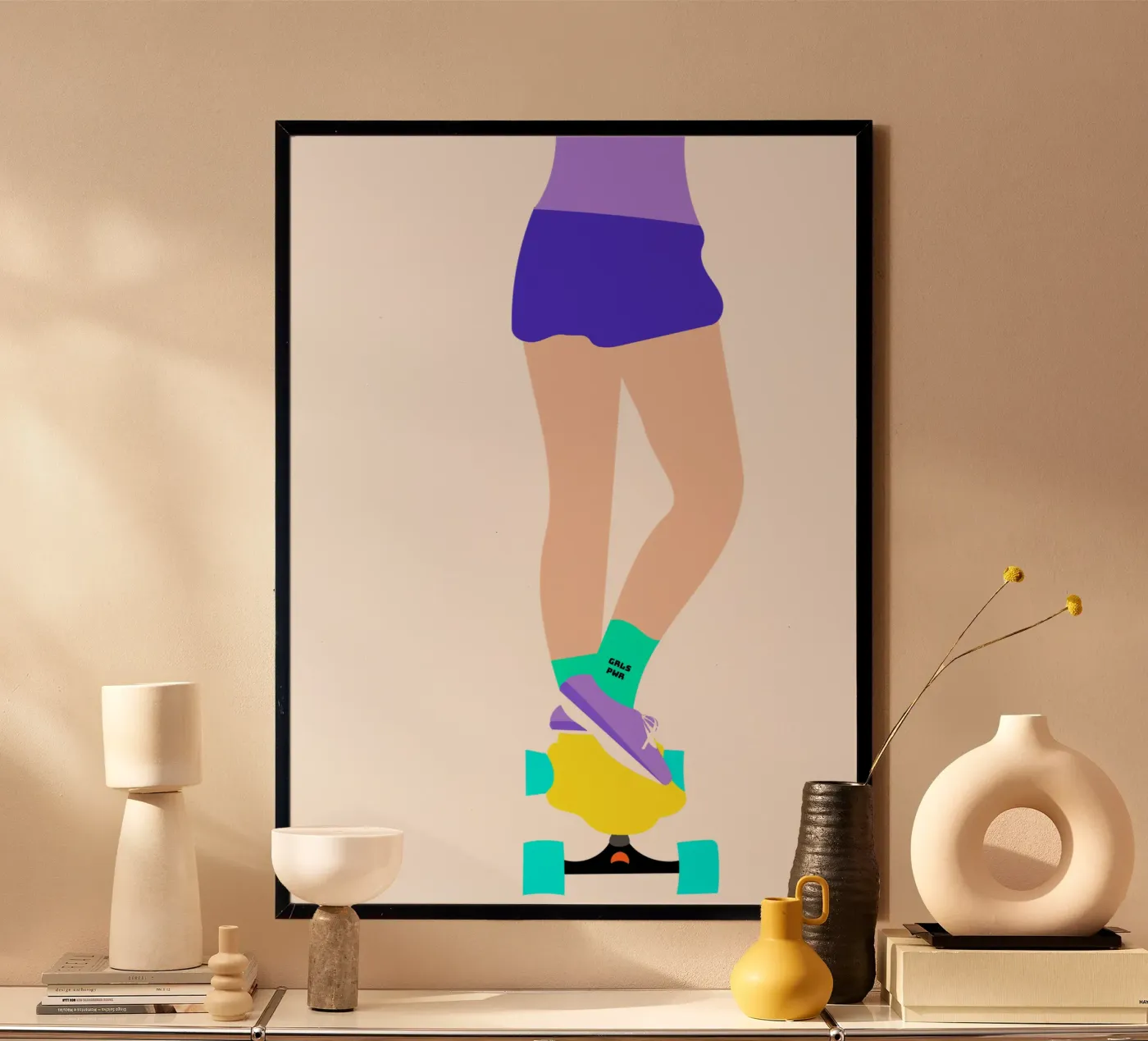 GRLS PWR poster da FRICKE DESIGN