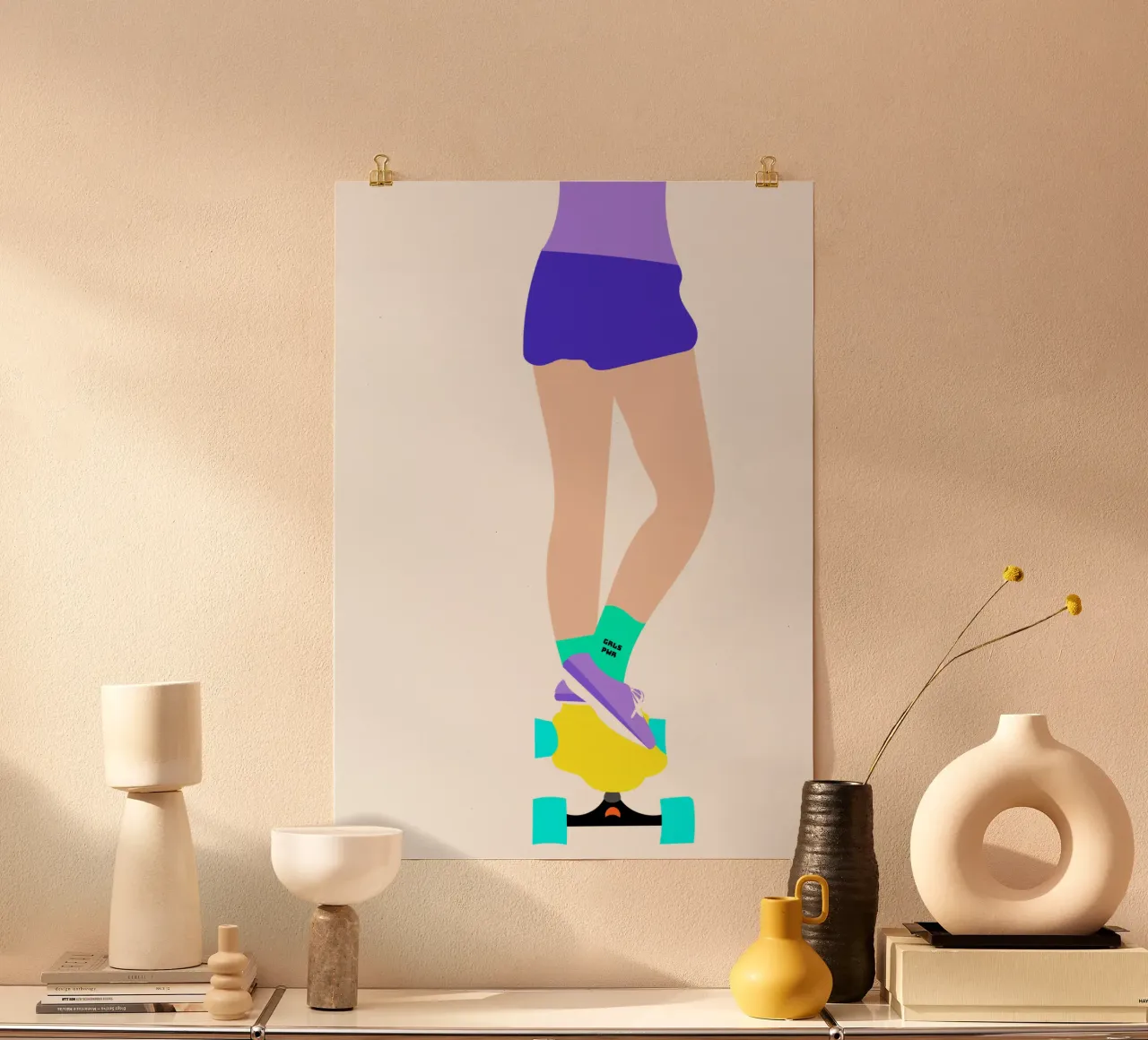 GRLS PWR. poster da FRICKE DESIGN