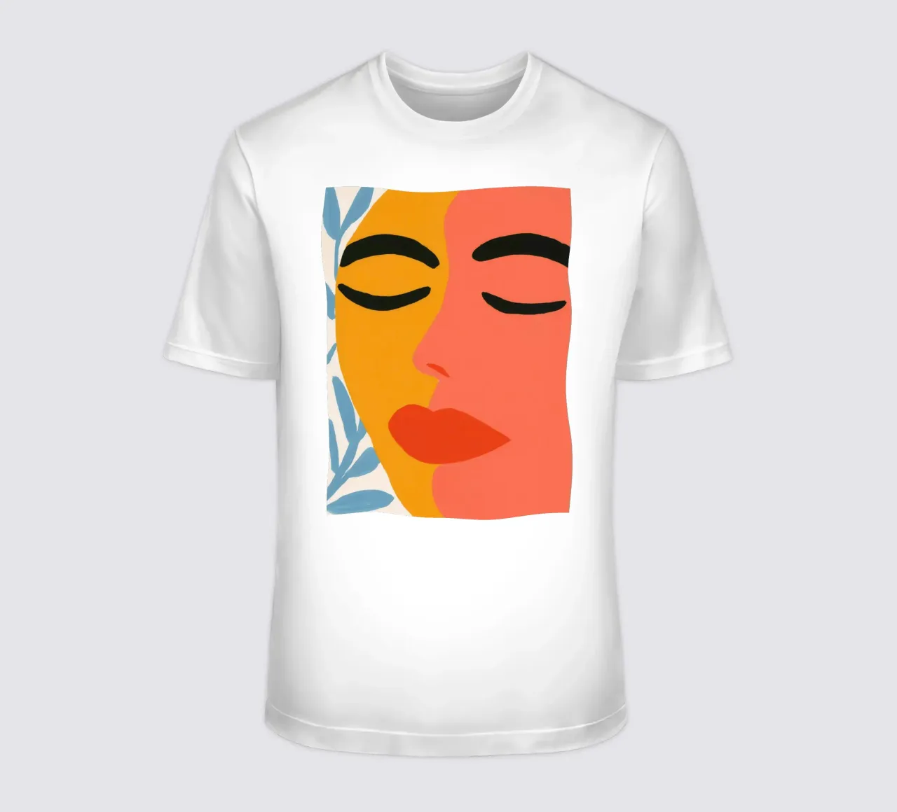 Due lati di una donna con le labbra rosse t-shirt da Autofocus