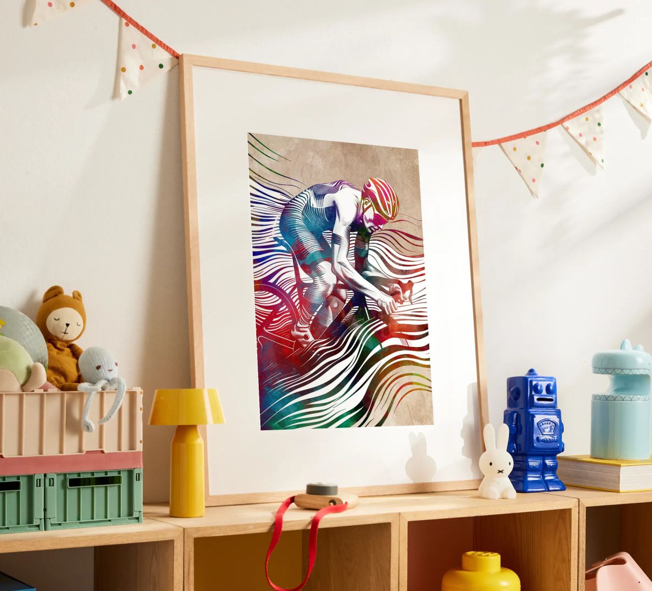 Cycling sport art poster by SPORT