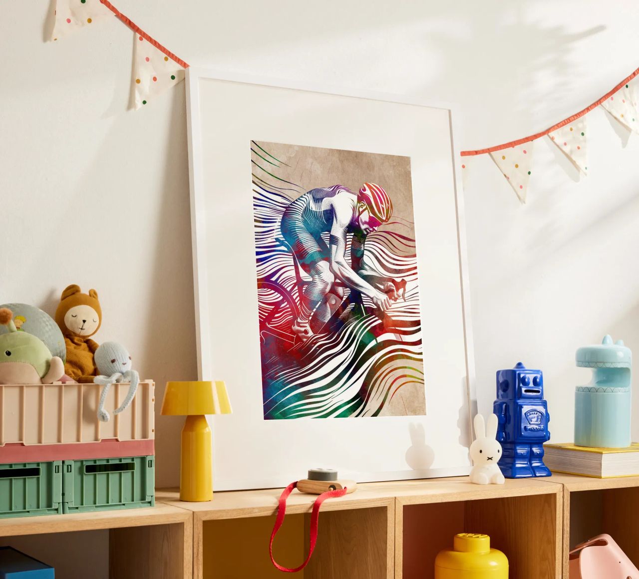 Cycling sport art poster by SPORT