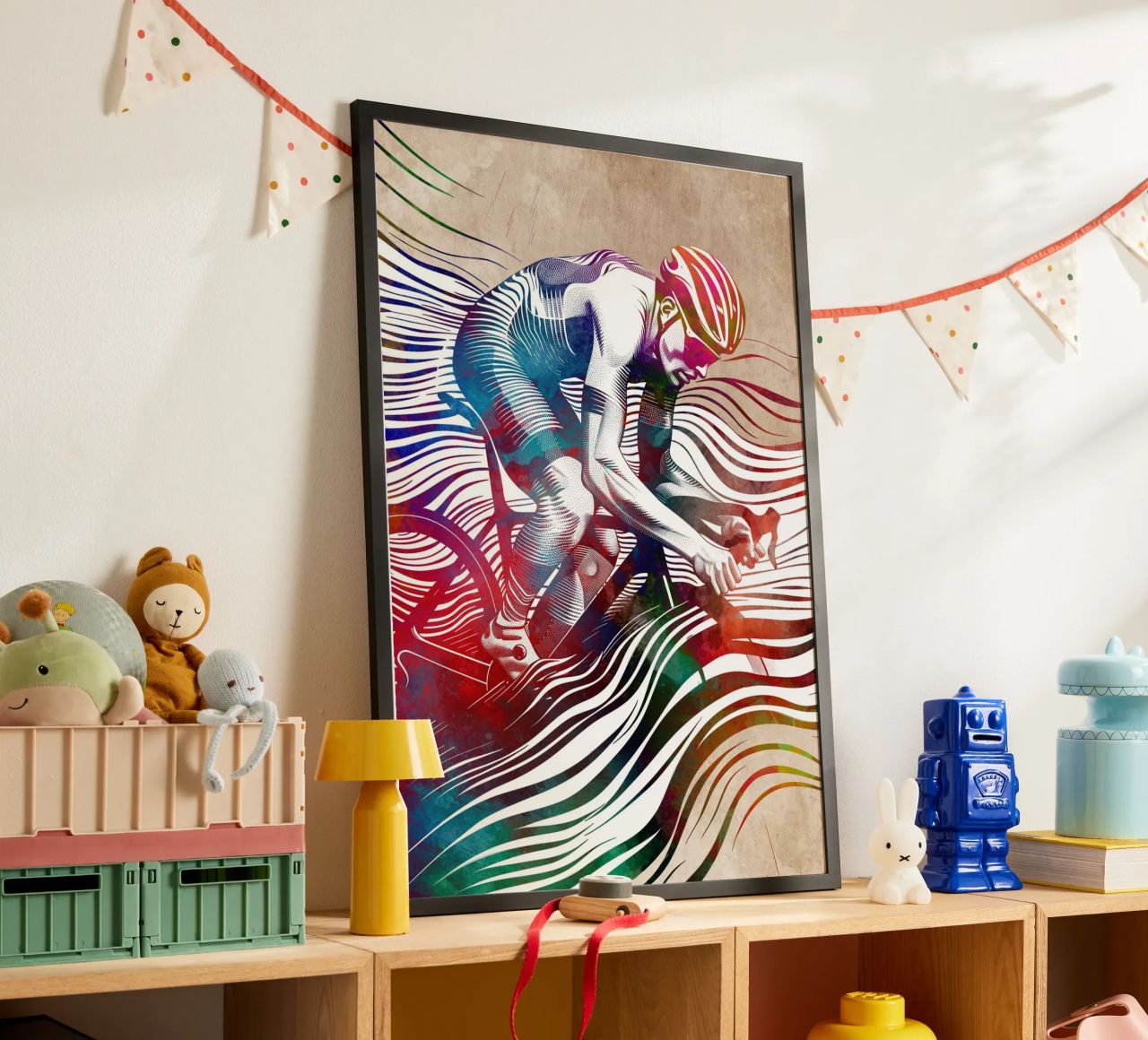 Cycling sport art poster by SPORT