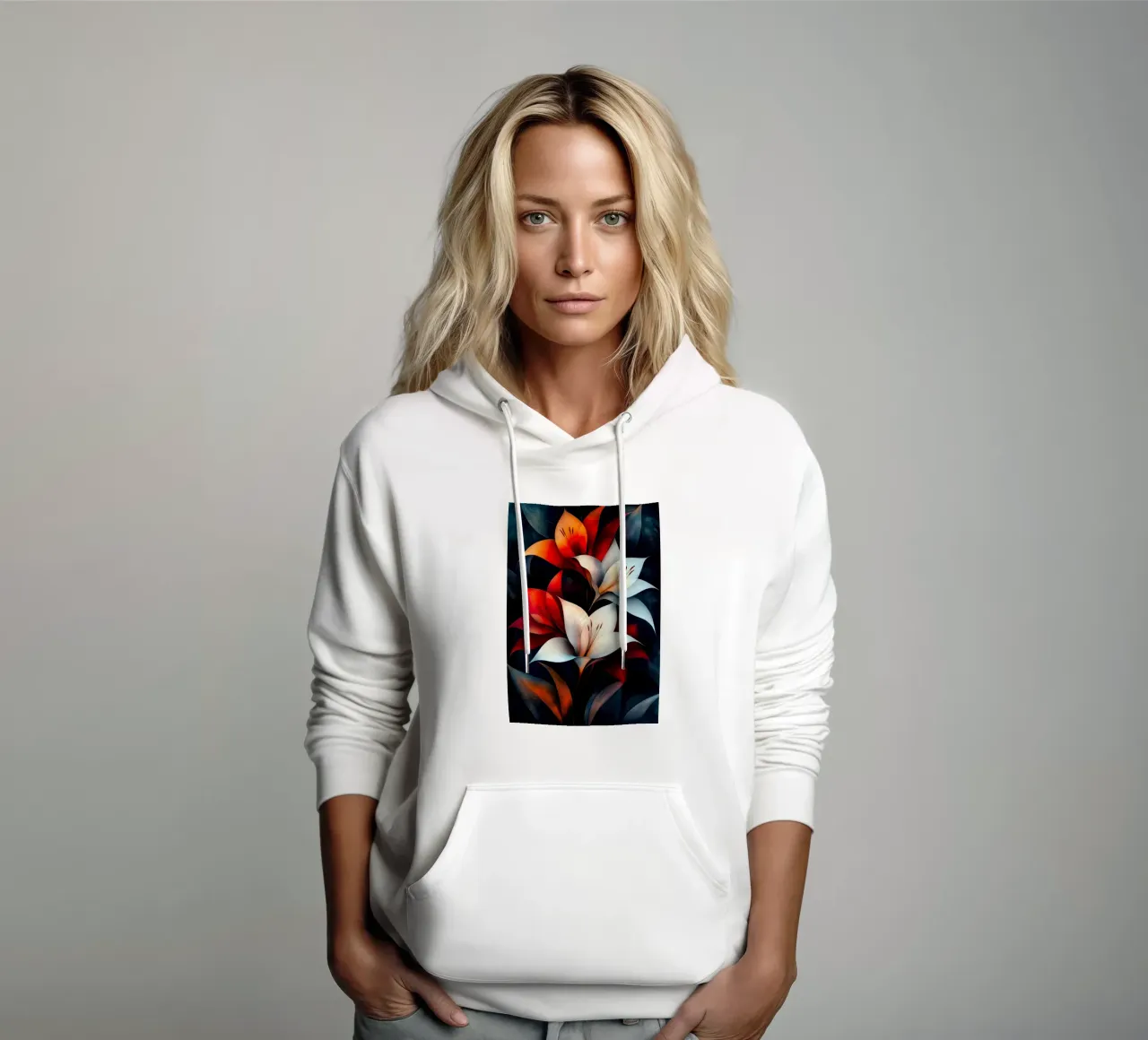 Giglio felpa con cappuccio da Justyna Jaszke JBJart