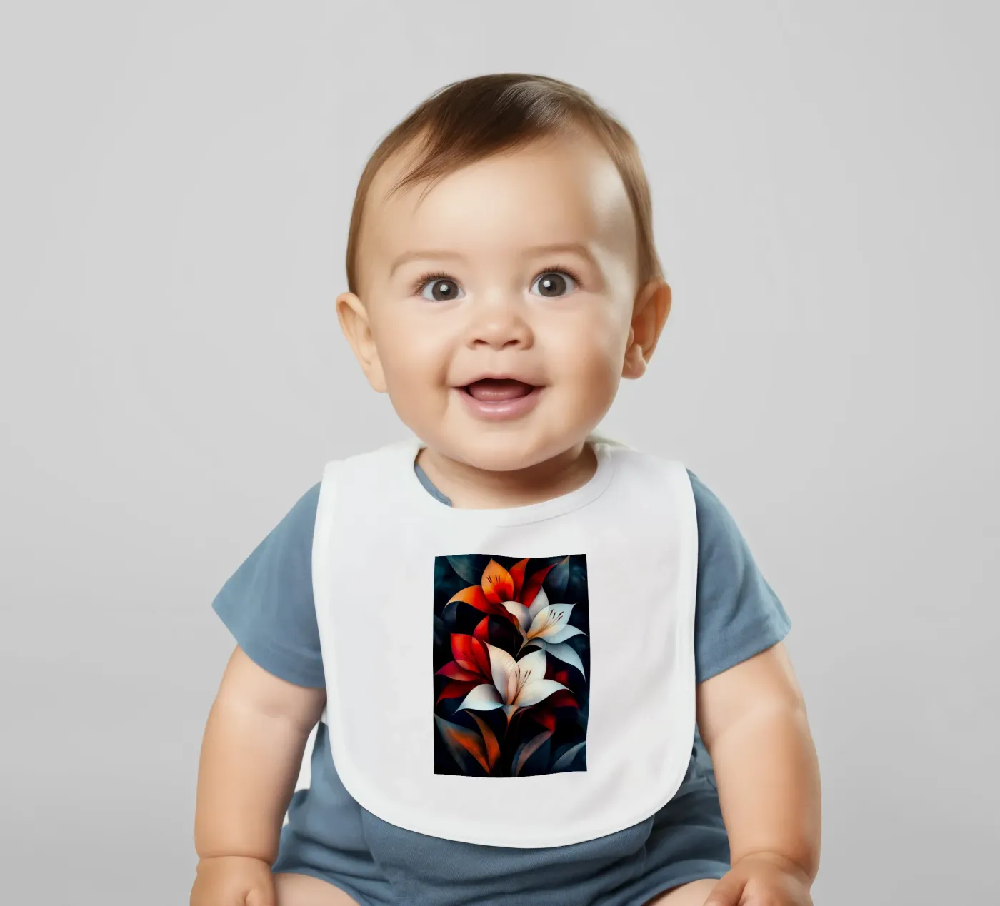 Lily baby slabbetje van Justyna Jaszke JBJart