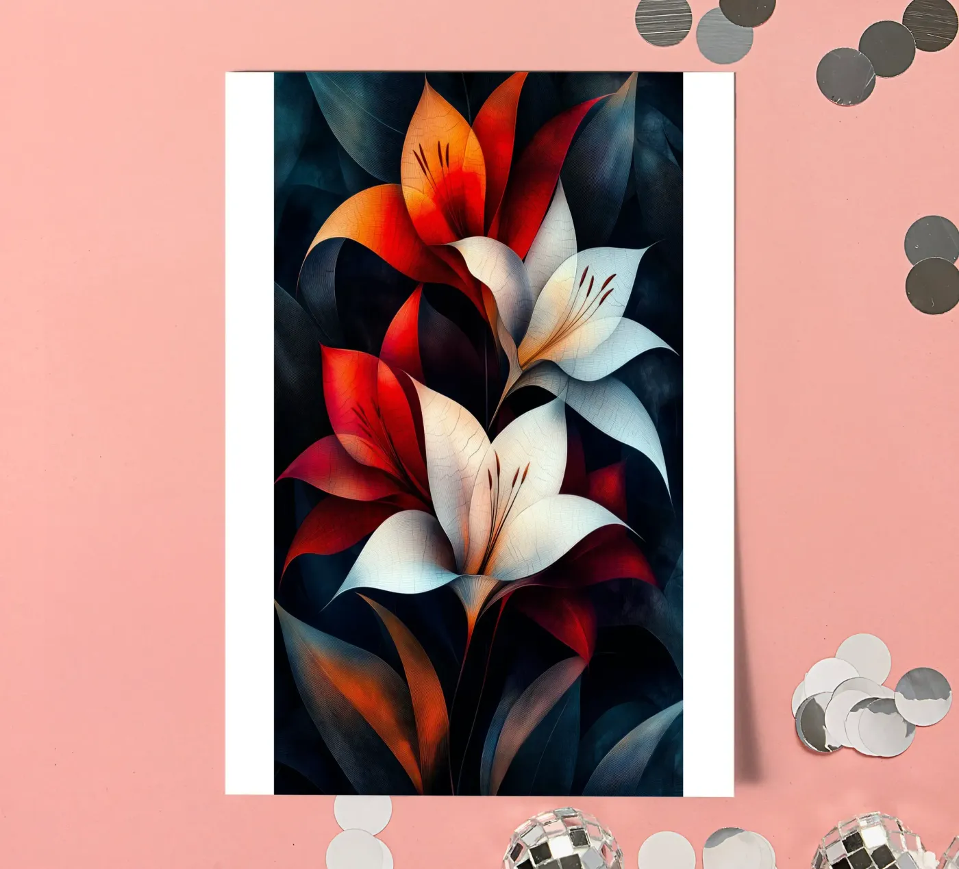 Lily sticker sheet by Justyna Jaszke JBJart