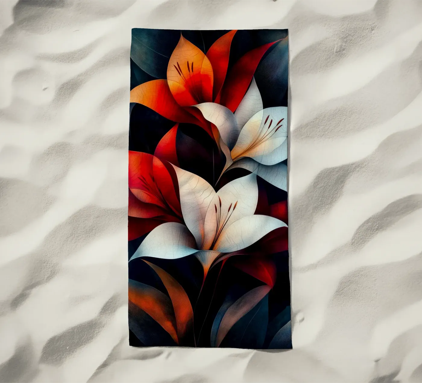 Lily strandhanddoek van Justyna Jaszke JBJart