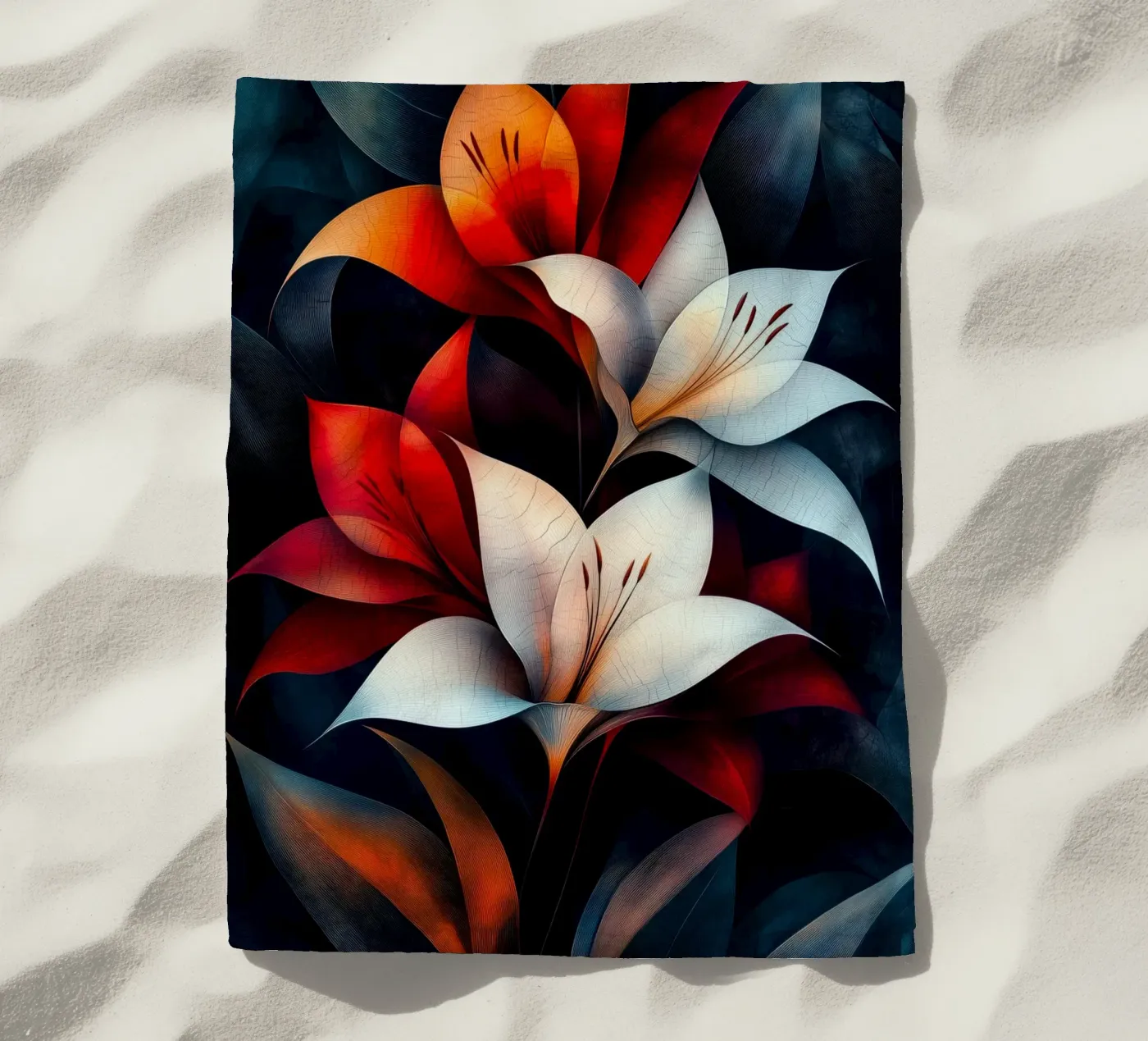 Lily strandhanddoek van Justyna Jaszke JBJart