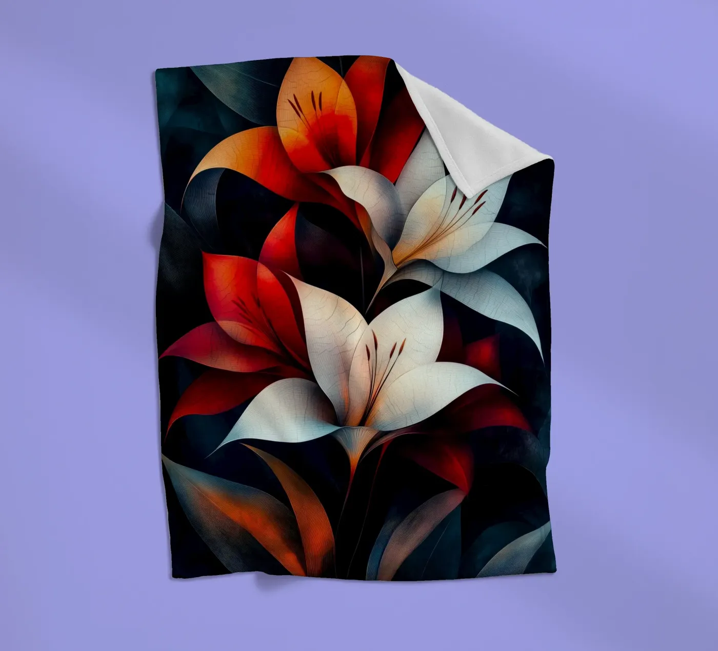 Lily Fleecedecke von Justyna Jaszke JBJart