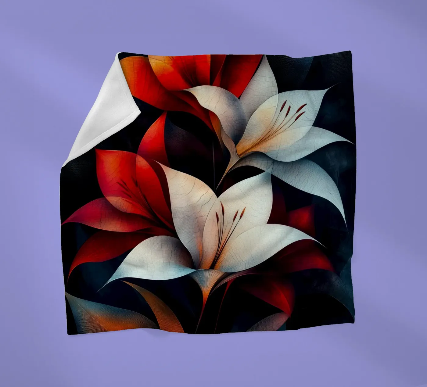 Lily Fleecedecke von Justyna Jaszke JBJart