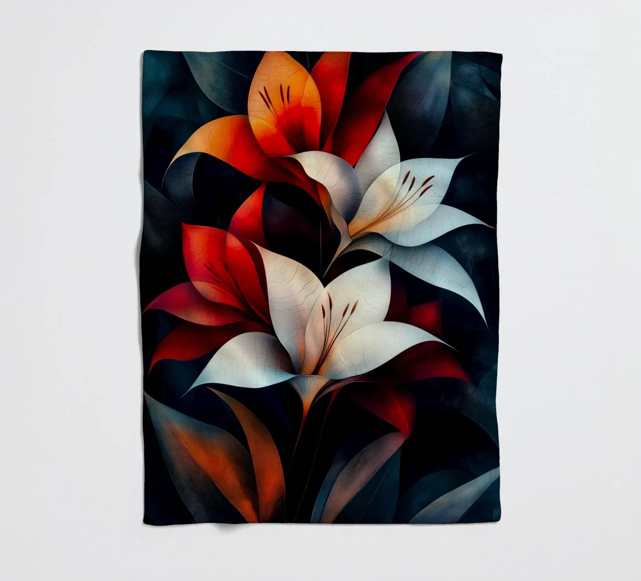 Lily Fleecedecke von Justyna Jaszke JBJart