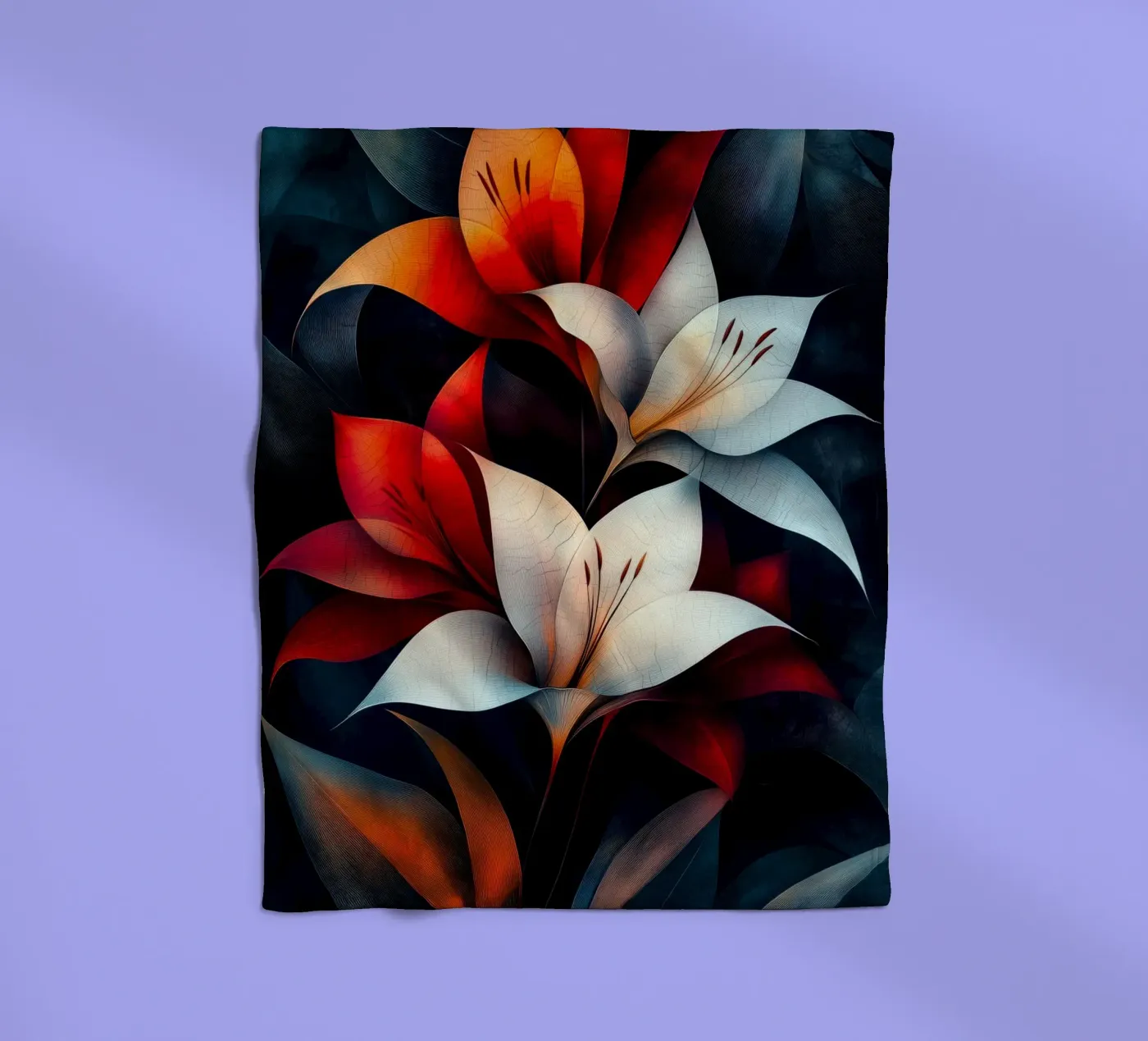 Lily Fleecedecke von Justyna Jaszke JBJart