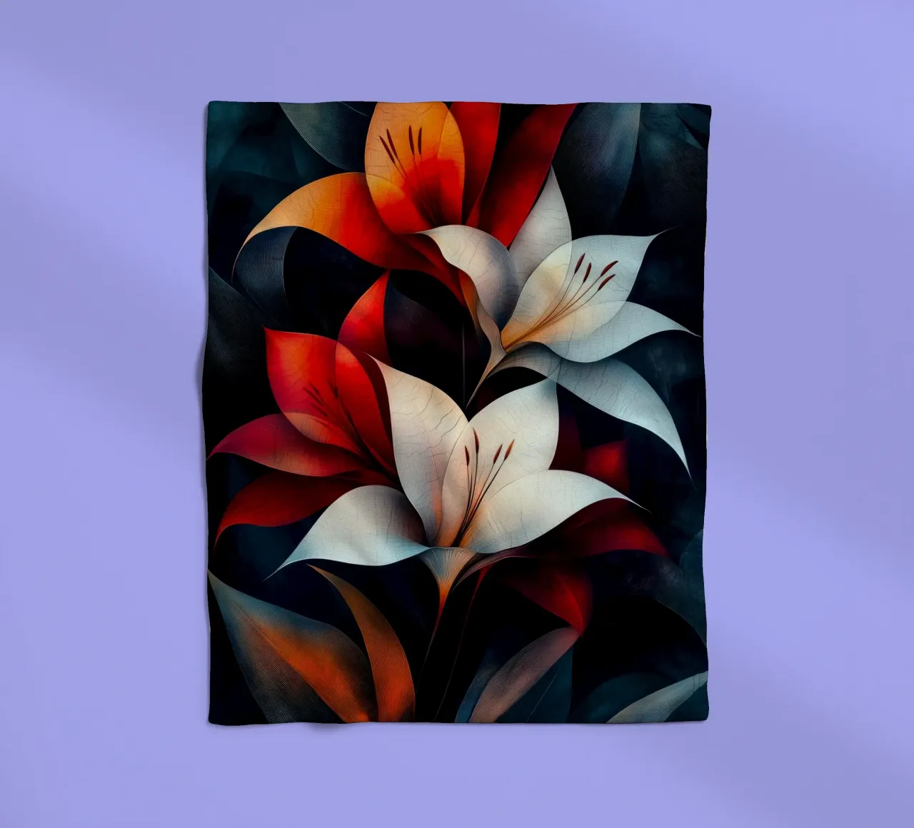 Lily Fleecedecke von Justyna Jaszke JBJart