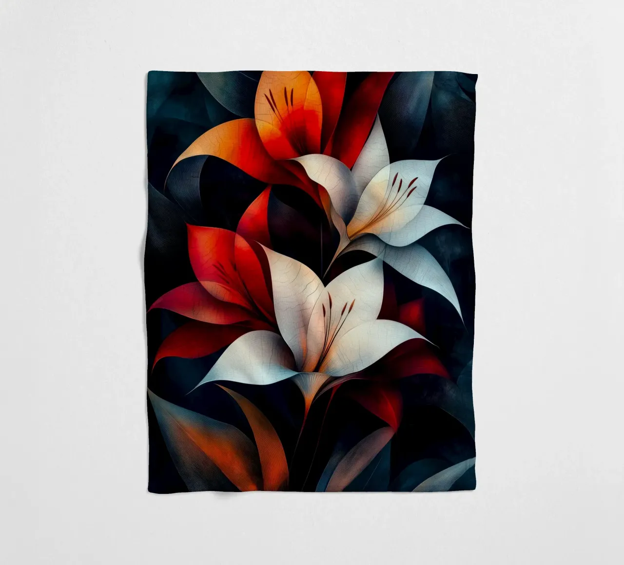 Lily Fleecedecke von Justyna Jaszke JBJart