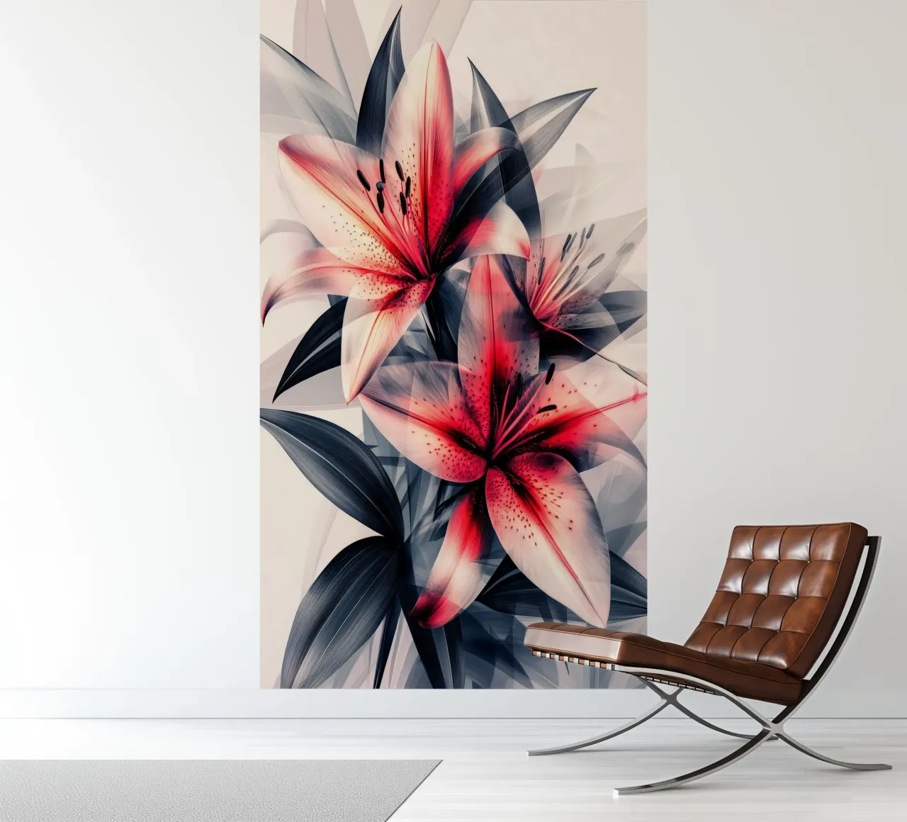 Lillies flowers photo wallpaper by Justyna Jaszke JBJart