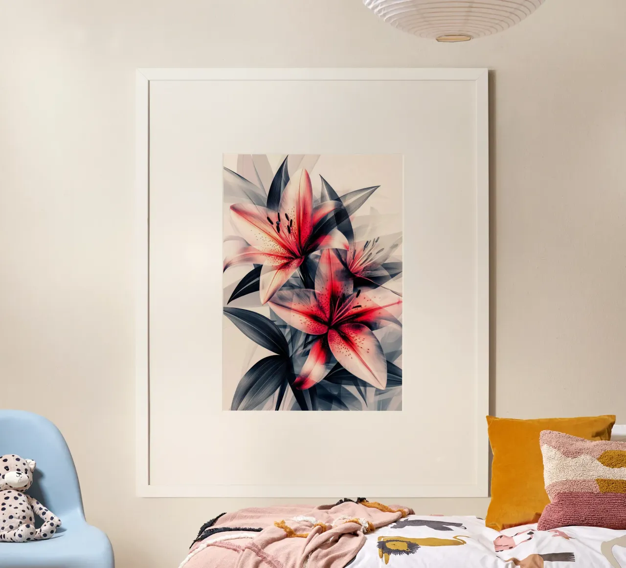 Fiori di giglio carta hahnemühle da Justyna Jaszke JBJart