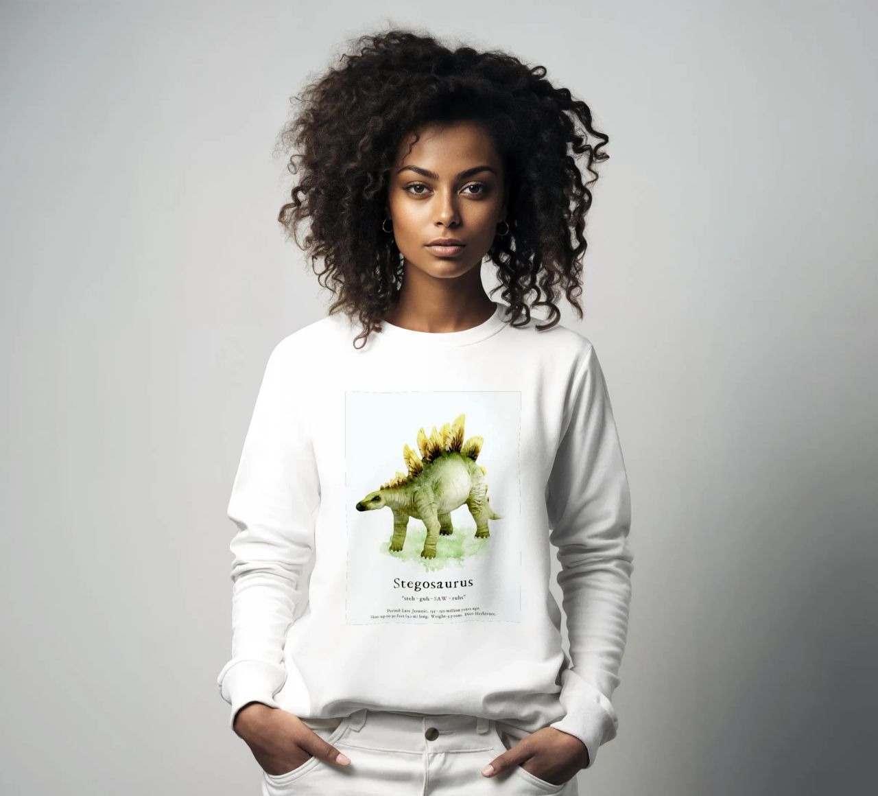 Stegosaurus sudadera de Lila x Lola