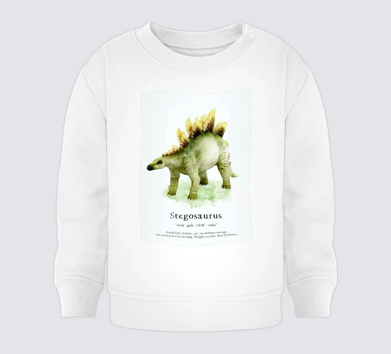 Stegosaurus sudadera de bebé de Lila x Lola