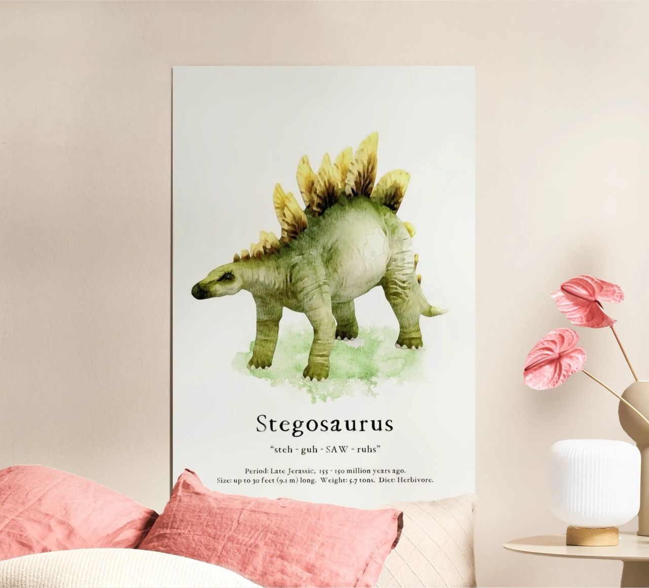 Stegosaurus poster de Lila x Lola