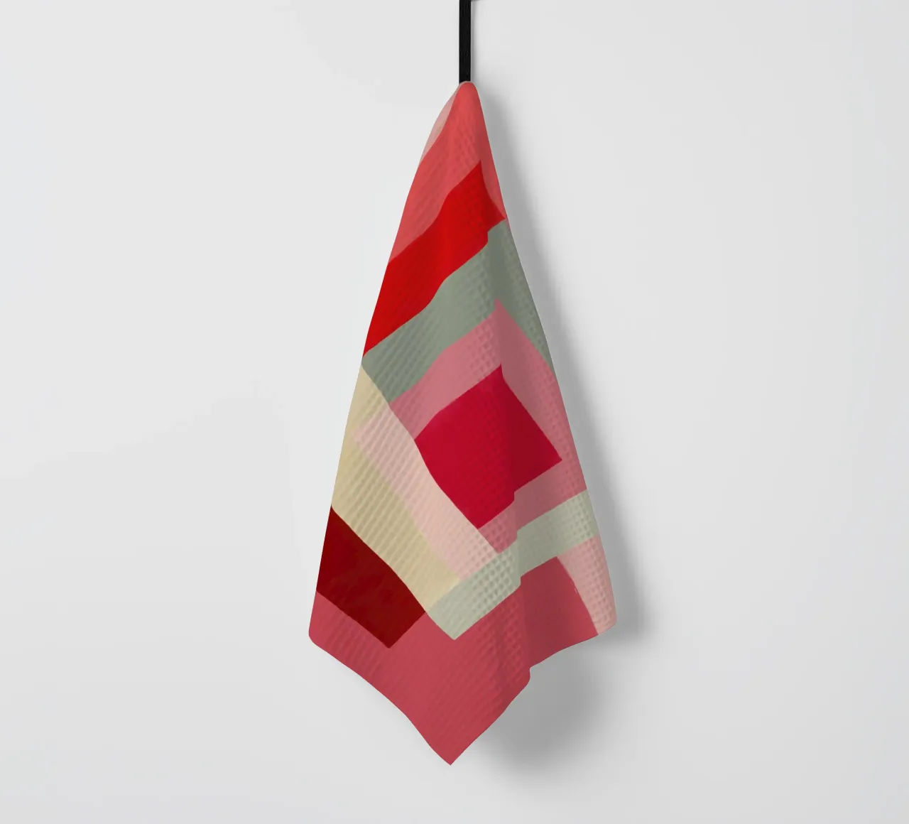 Ode to the Rectangle | Abstract Painting tea towel by Autofocus