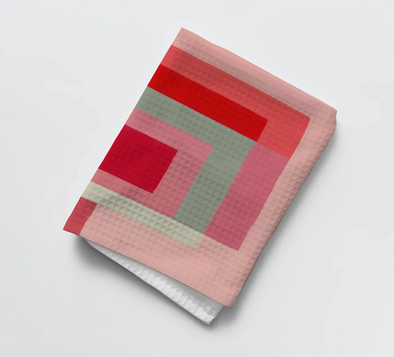 Ode to the Rectangle | Abstract Painting tea towel by Autofocus