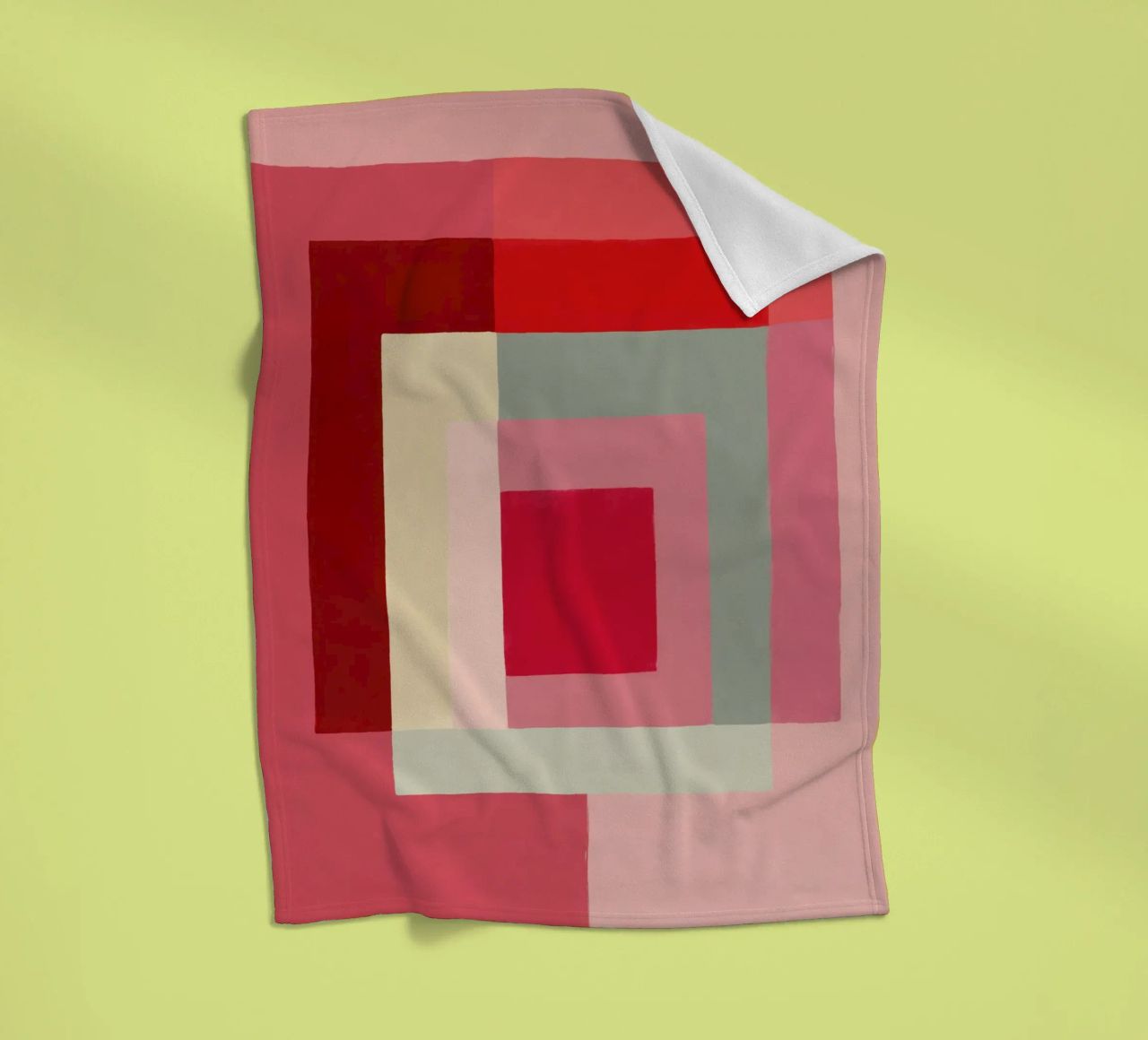 Ode al rettangolo | Pittura astratta coperta in pile da Autofocus