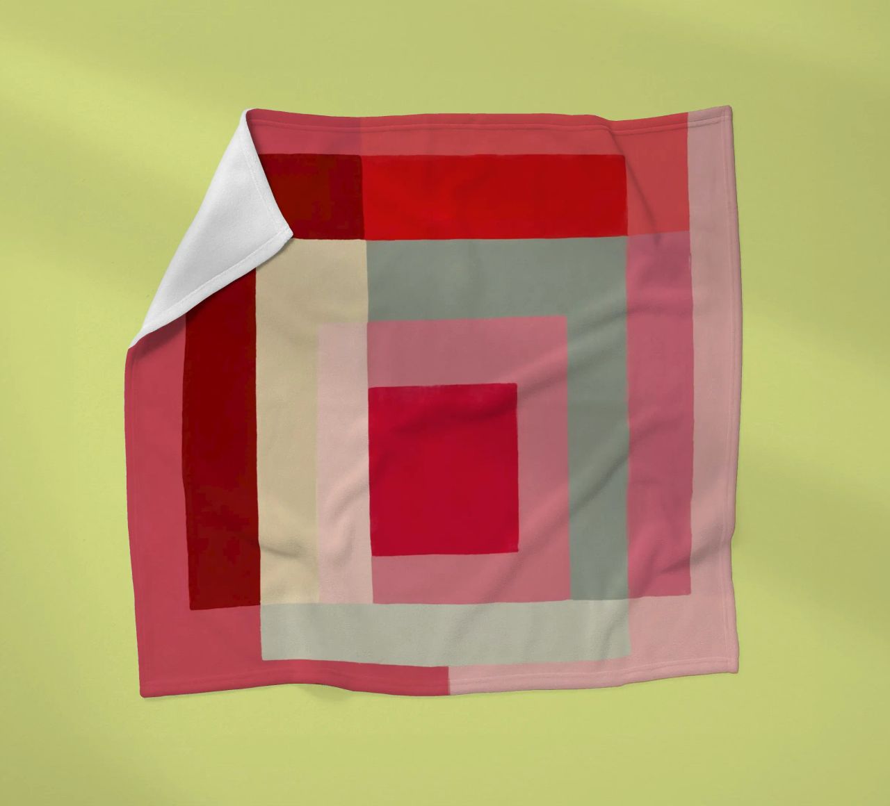 Ode al rettangolo | Pittura astratta coperta in pile da Autofocus