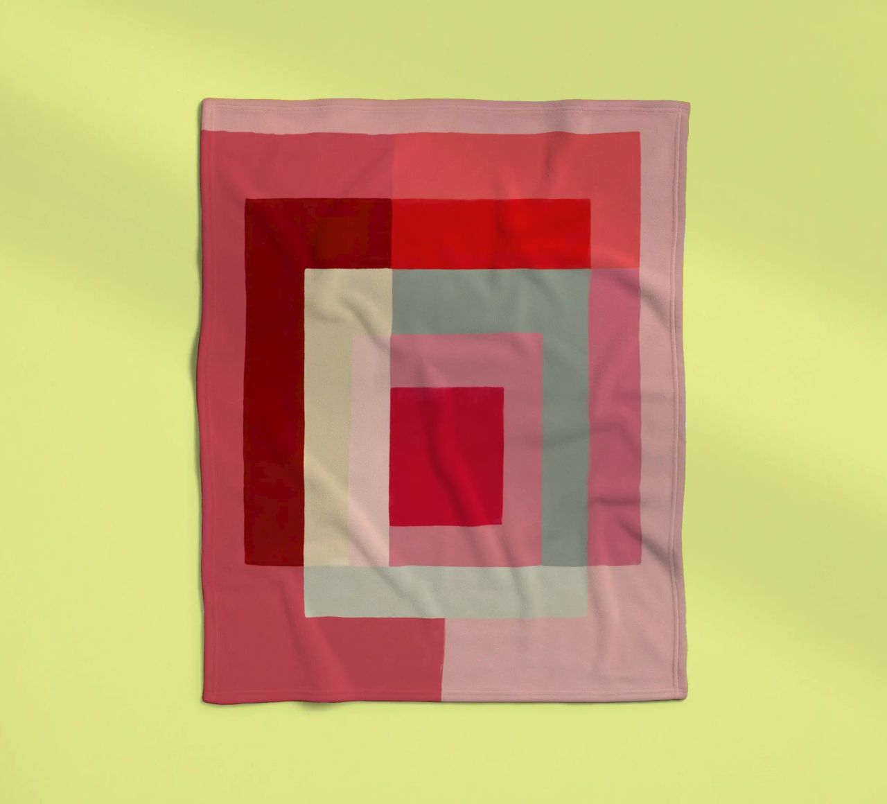 Ode al rettangolo | Pittura astratta coperta in pile da Autofocus