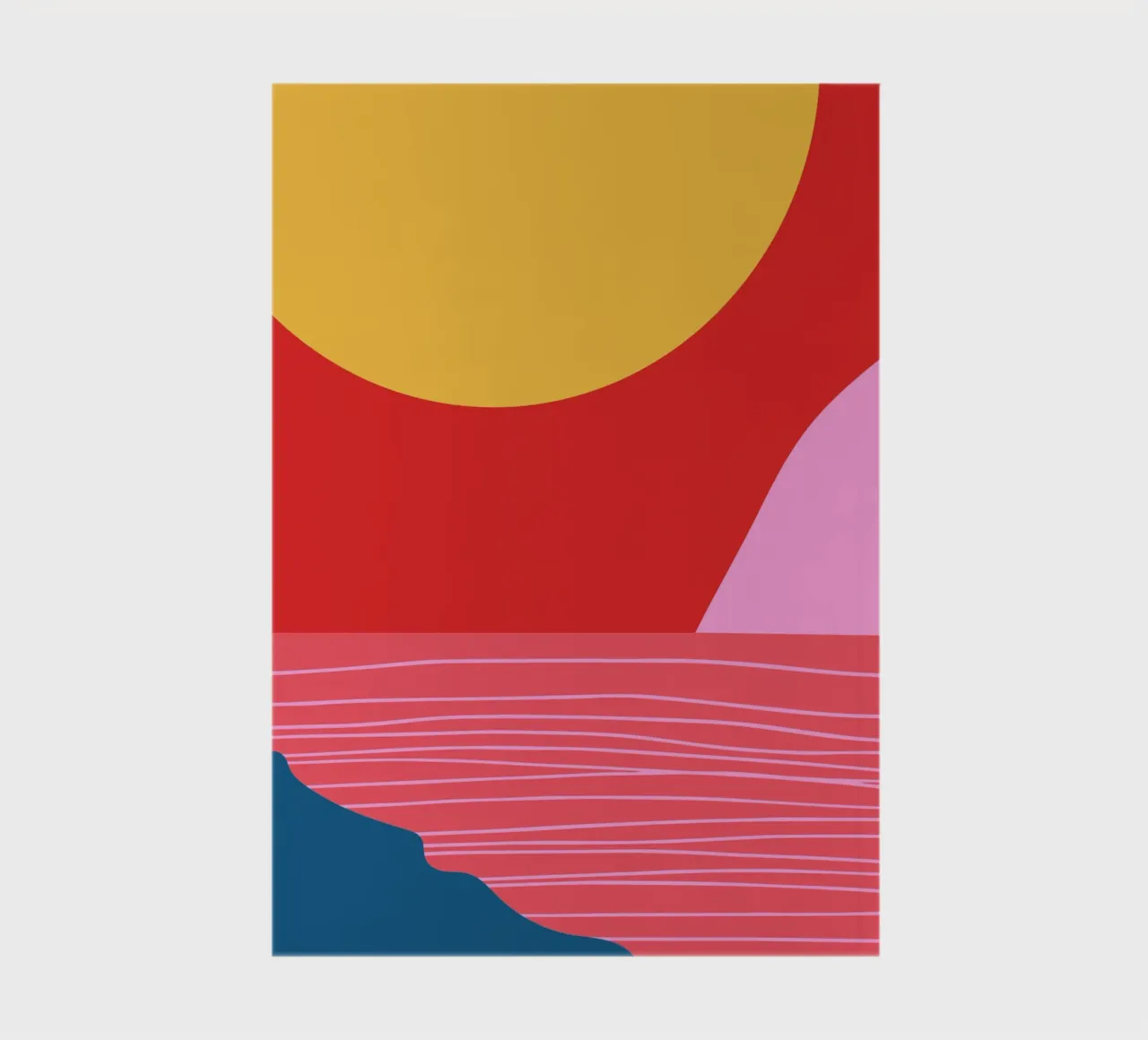 Red Skies notebook by Kim Hubball Studio