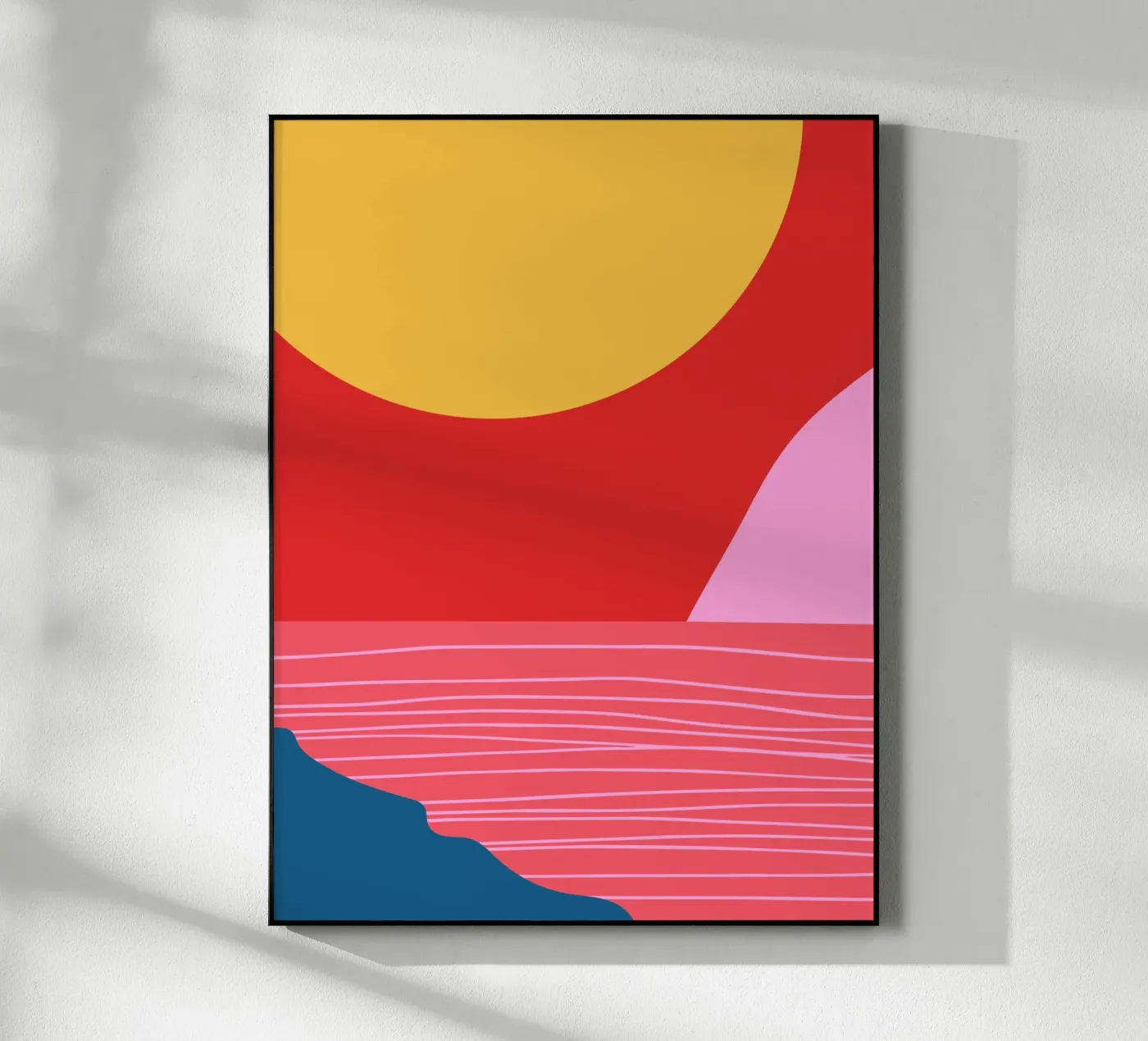 Red Skies plexiglass da Kim Hubball Studio