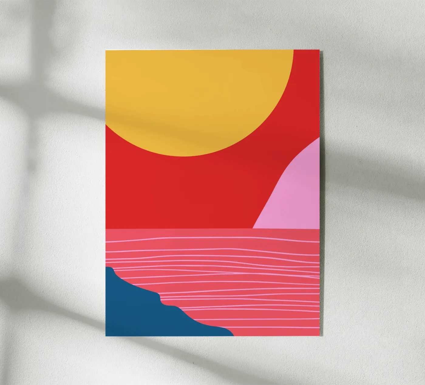 Red Skies plexiglass da Kim Hubball Studio