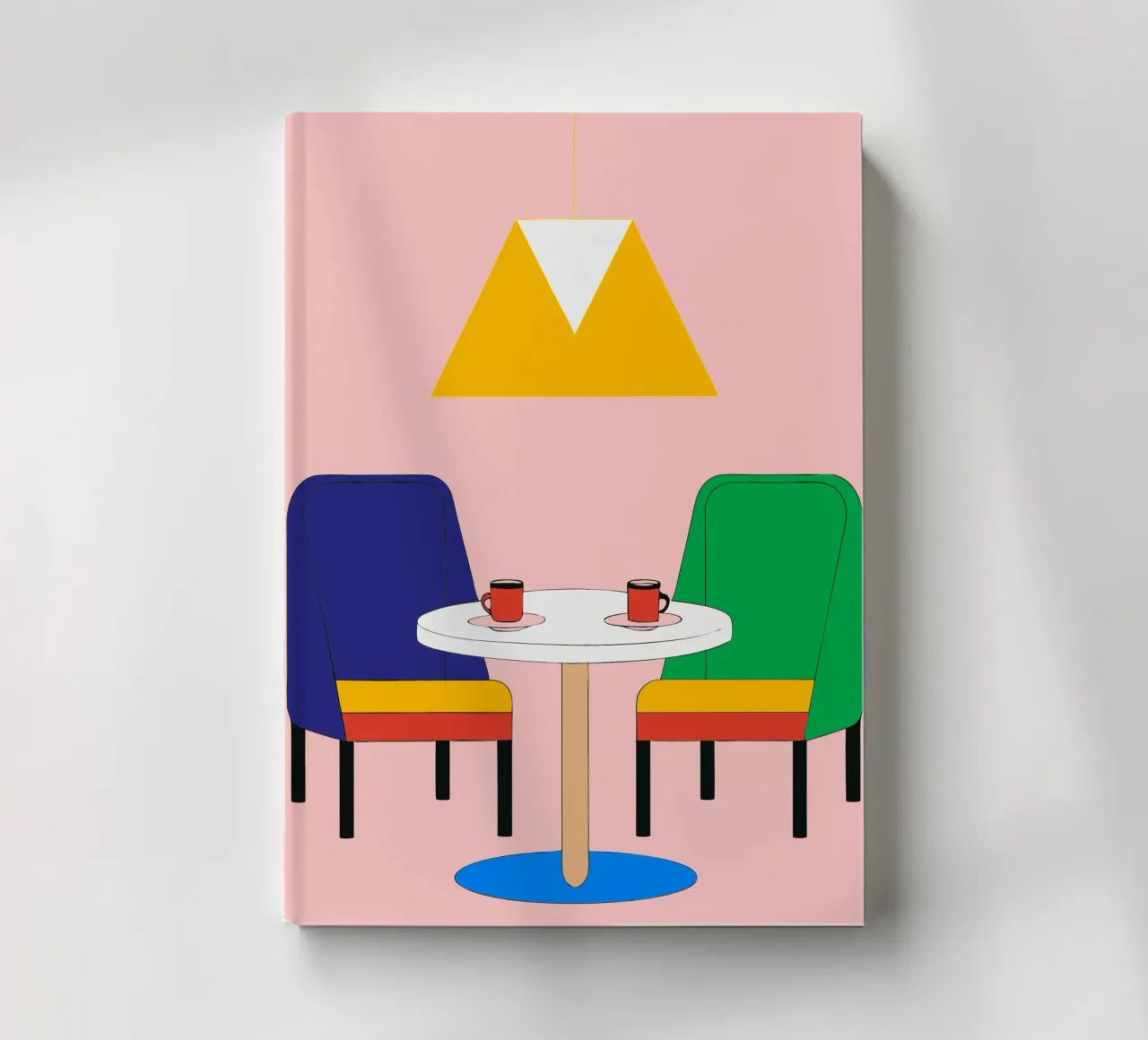 Two Chairs notebook by OUR SHOP