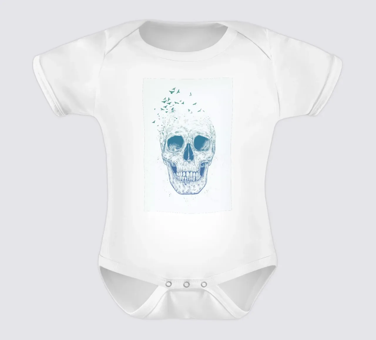 Let Them Fly body neonato maniche corte da Balazs Solti