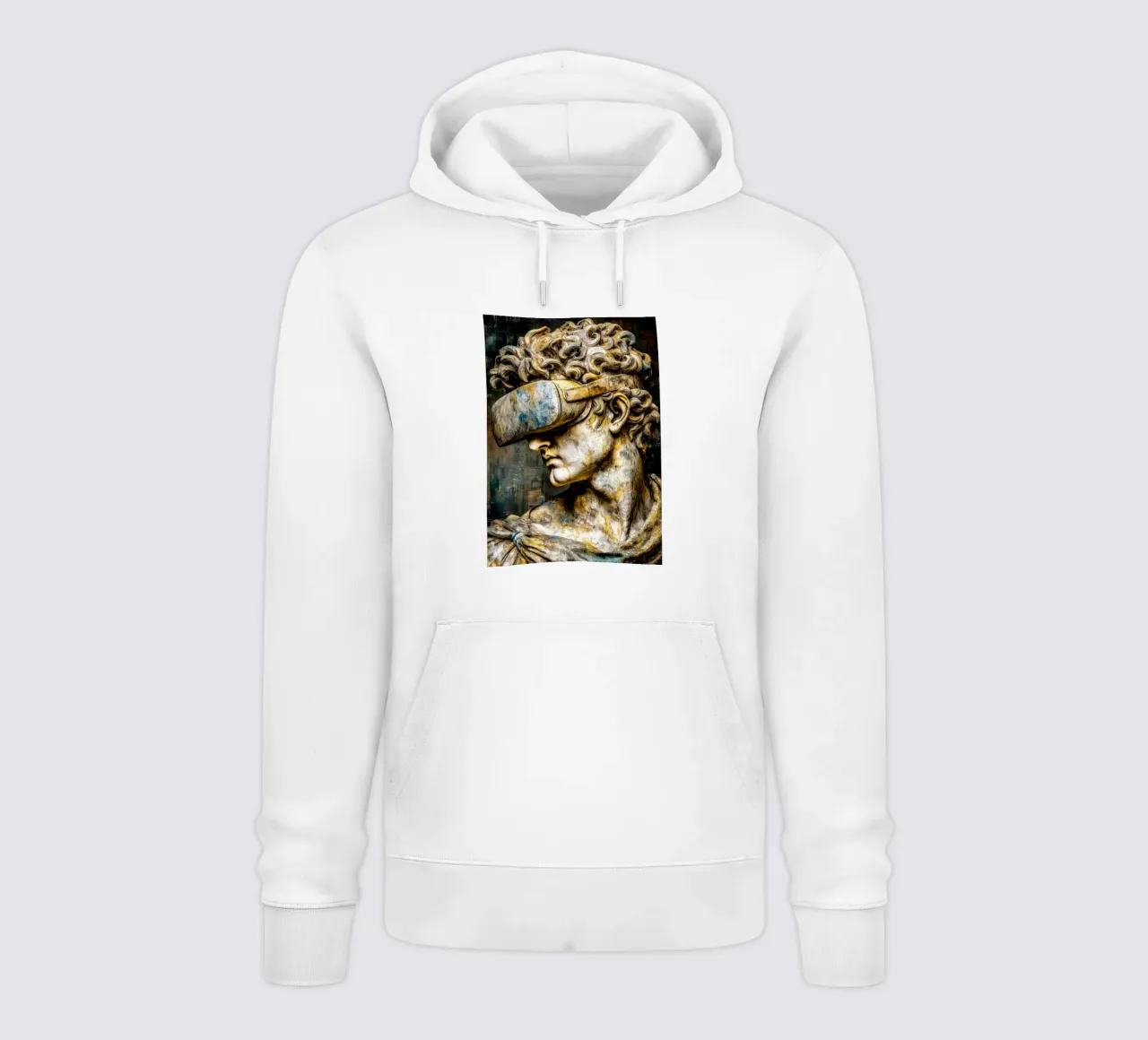 Classicismo Visione David Reloaded felpa con cappuccio da Justyna Jaszke JBJart