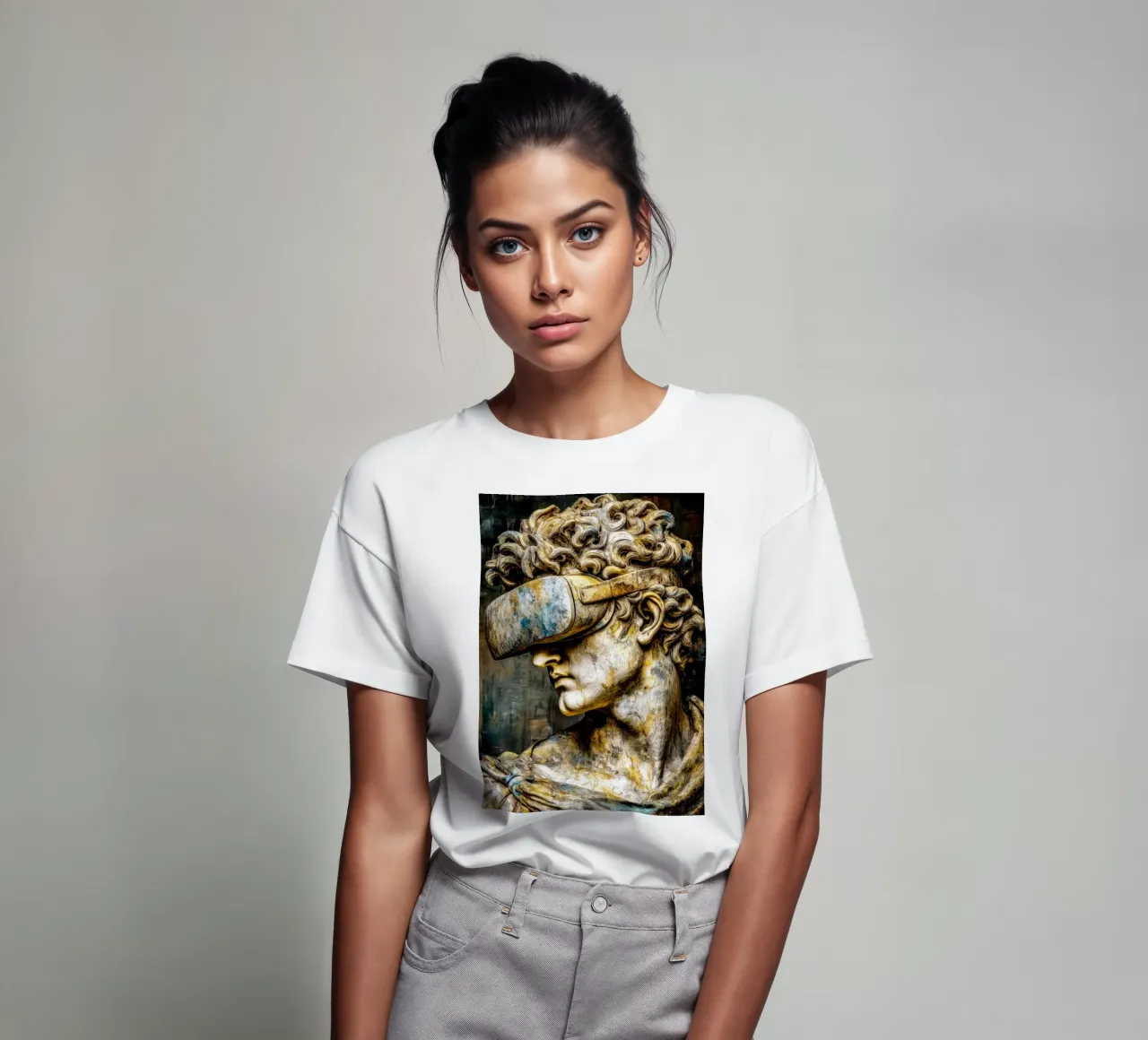 Classicismo Visione David Reloaded t-shirt da Justyna Jaszke JBJart