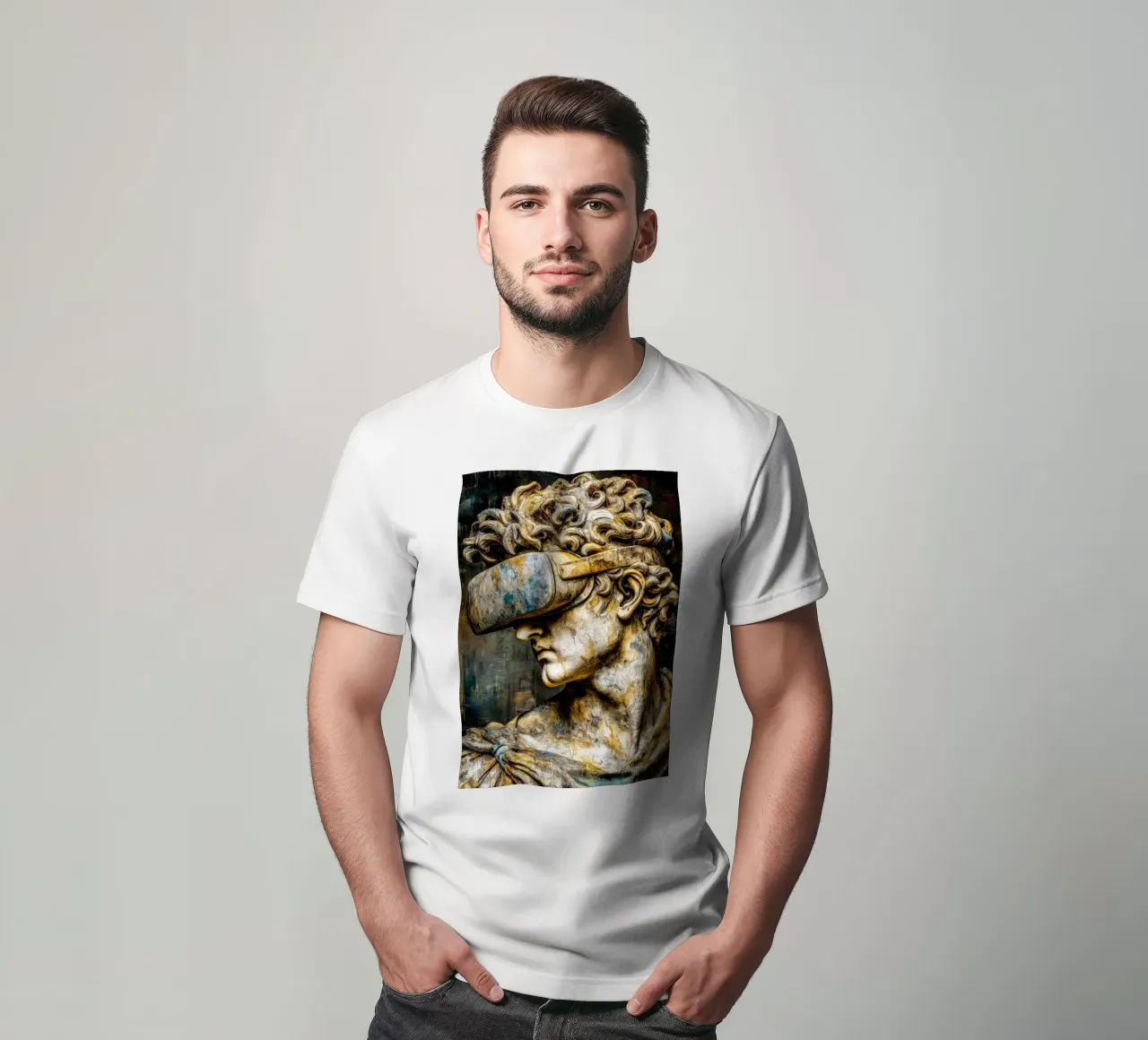 Classicismo Visione David Reloaded t-shirt da Justyna Jaszke JBJart