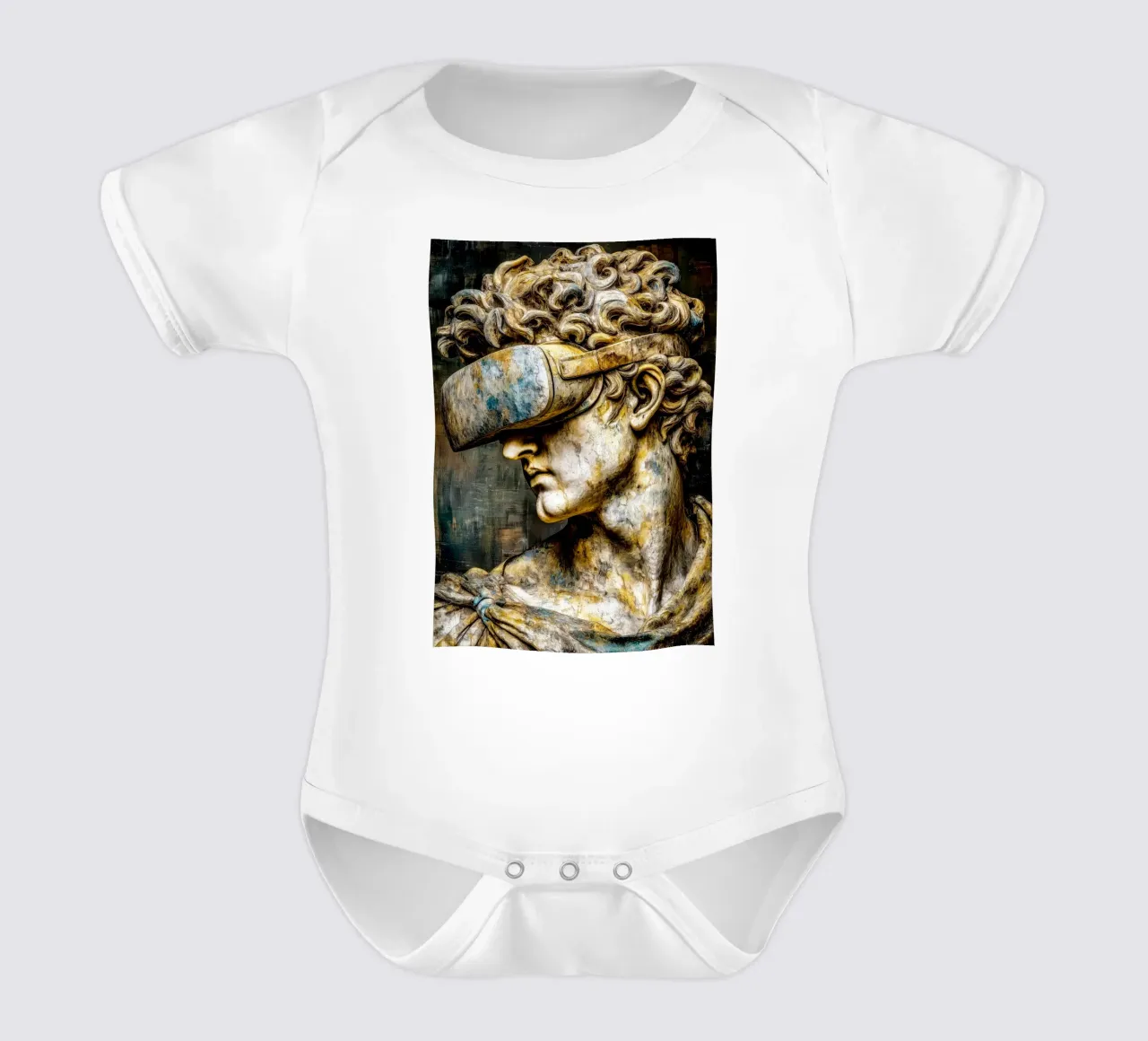 Classicismo Visione David Reloaded body neonato maniche corte da Justyna Jaszke JBJart