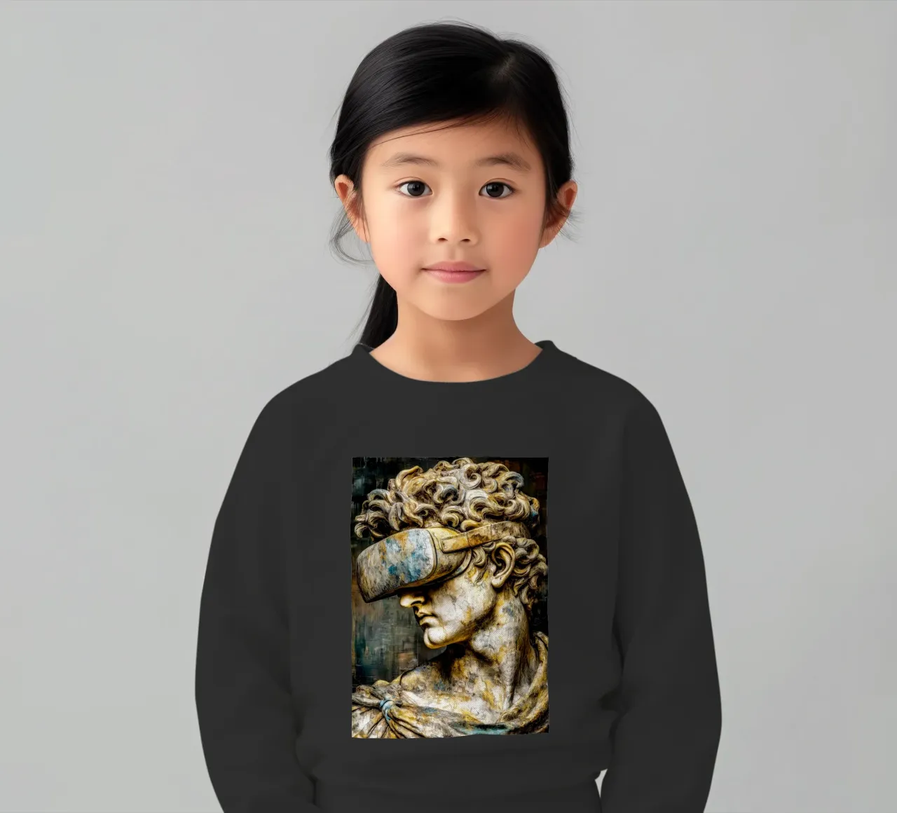 Classicismo Visione David Reloaded felpa bambino da Justyna Jaszke JBJart