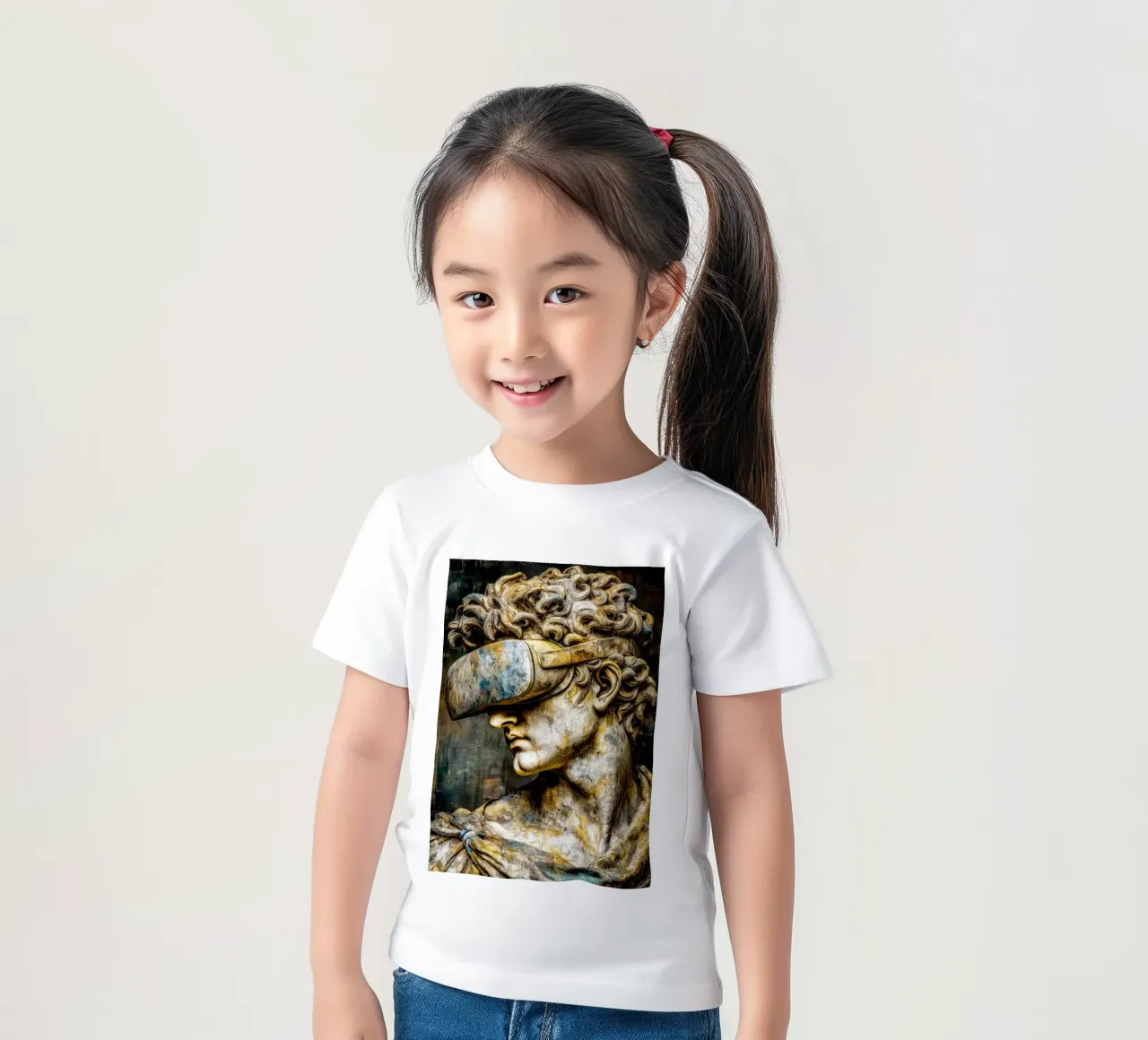 Classicismo Visione David Reloaded t-shirt bambini da Justyna Jaszke JBJart