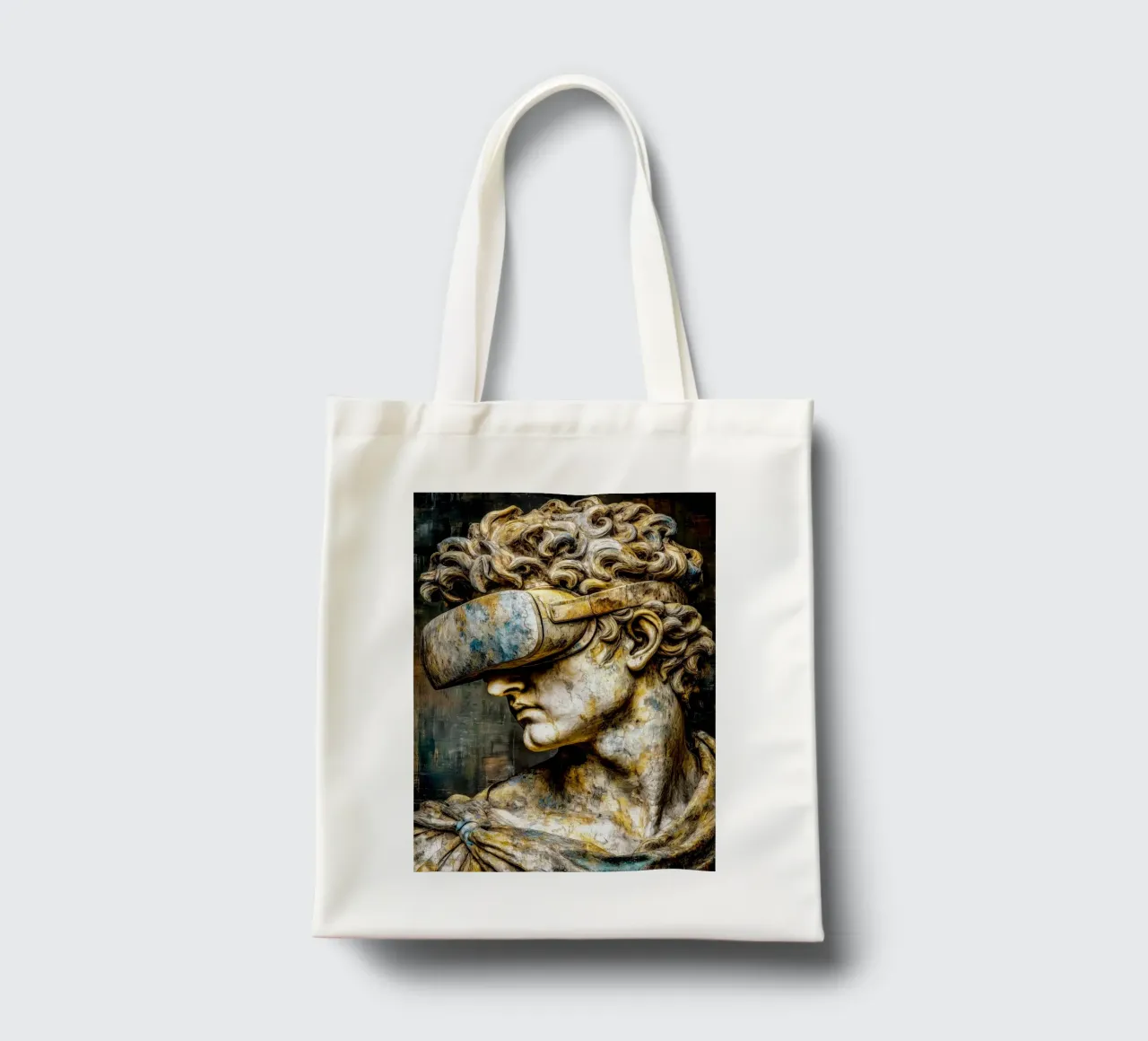 Classicismo Visione David Reloaded borsa in juta da Justyna Jaszke JBJart