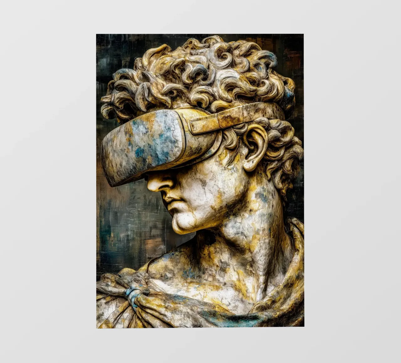 Classicismo Visione David Reloaded telo in pvc da Justyna Jaszke JBJart