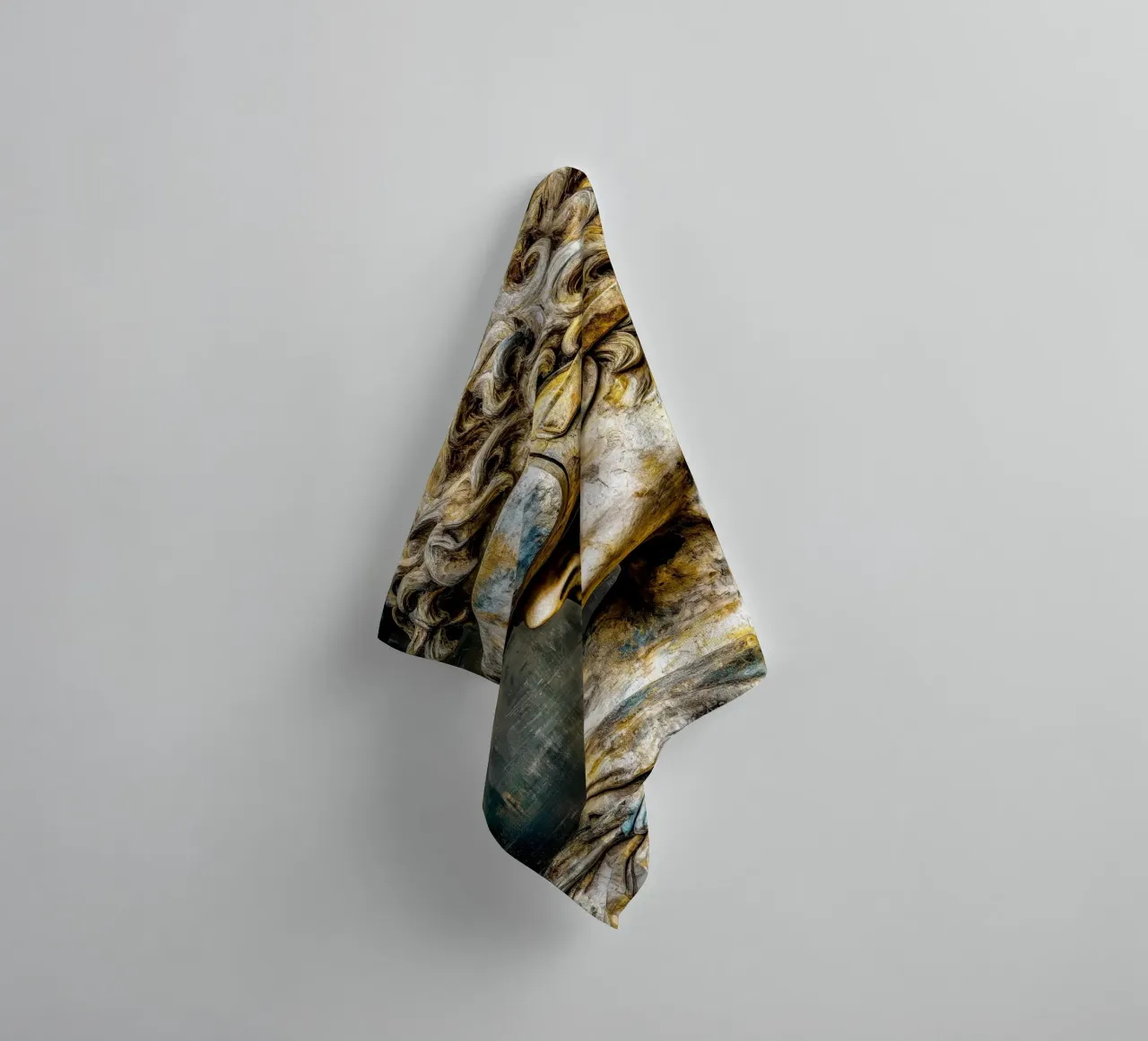 Classicismo Visione David Reloaded asciugamano da bagno da Justyna Jaszke JBJart