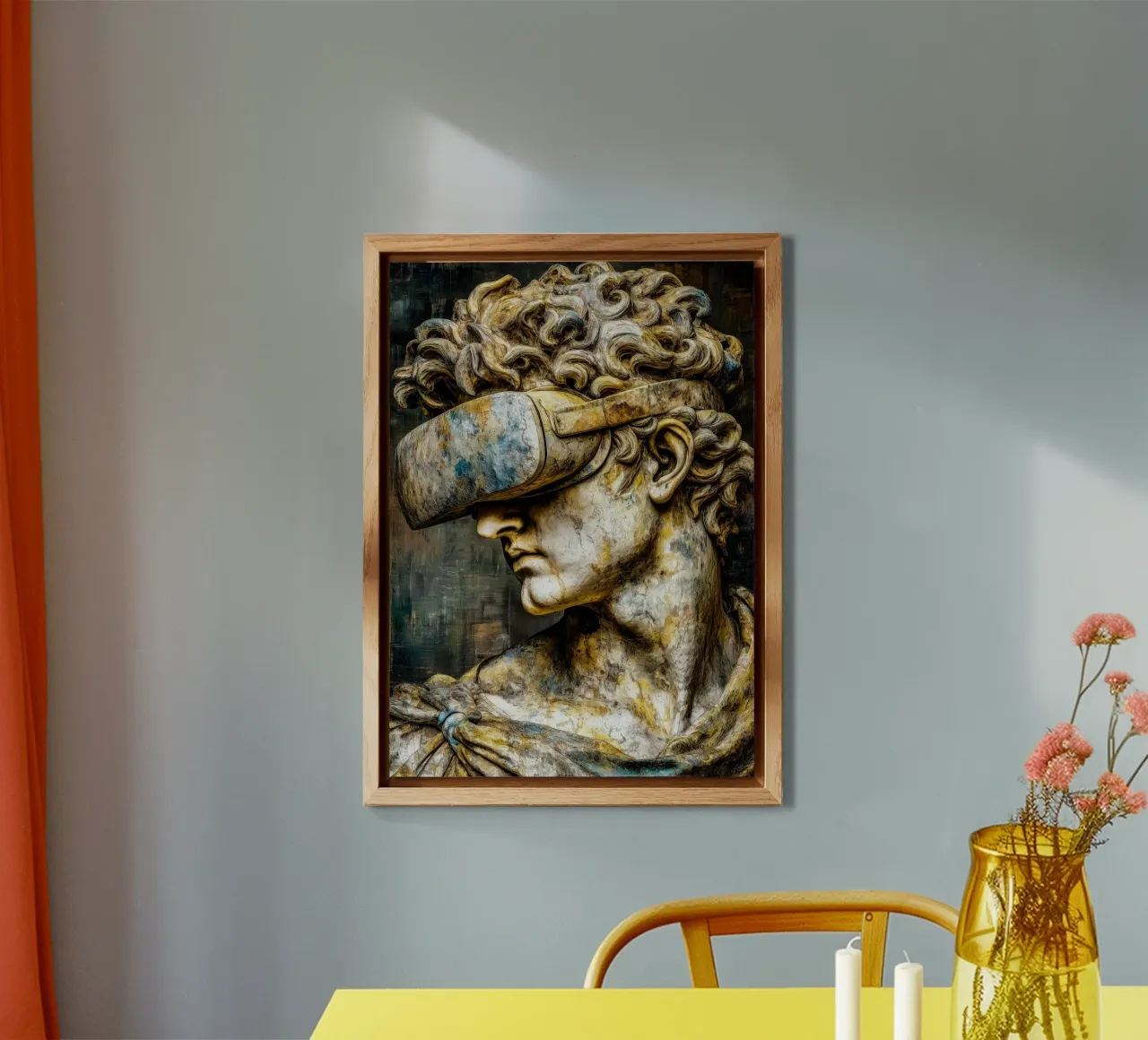 Classicismo Visione David Reloaded alluminio dibond da Justyna Jaszke JBJart