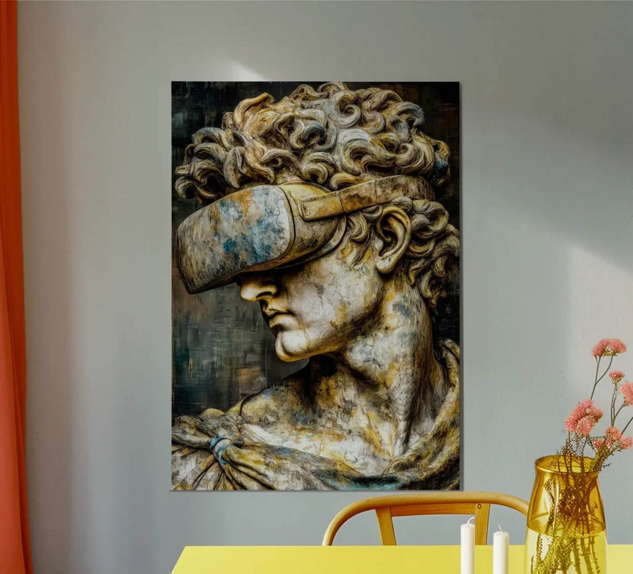 Classicismo Visione David Reloaded alluminio dibond da Justyna Jaszke JBJart