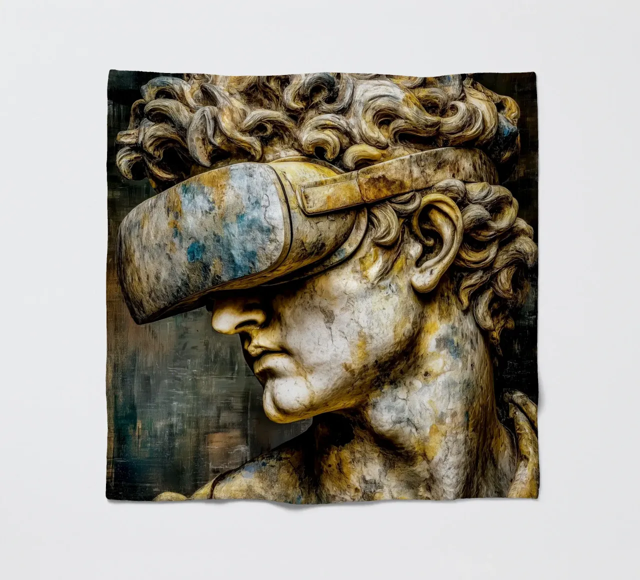 Classicismo Visione David Reloaded coperta in pile da Justyna Jaszke JBJart