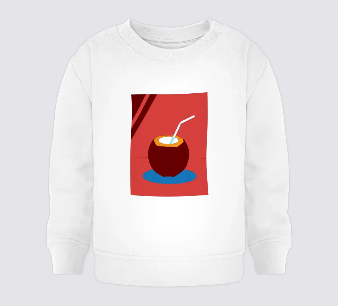 Bevanda all'acqua di cocco felpa neonato da OUR SHOP