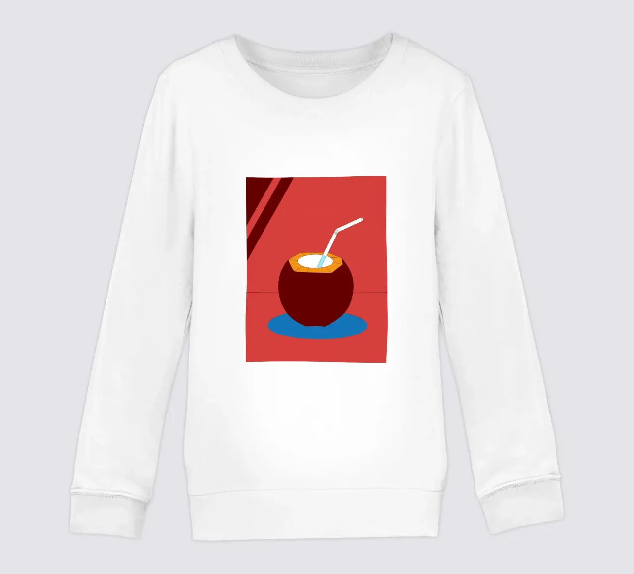 Coconut Water Drink kids sweatshirt by OUR SHOP