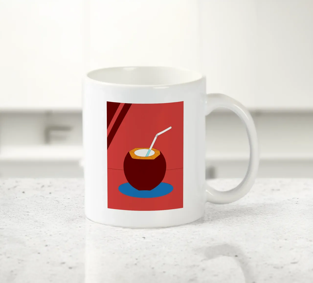 Bevanda all'acqua di cocco tazza in ceramica da OUR SHOP