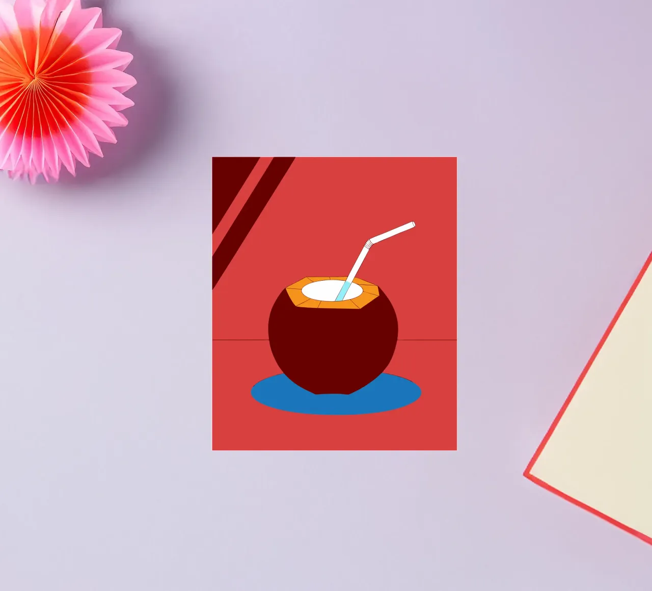 Coconut Water Drink sticker by OUR SHOP