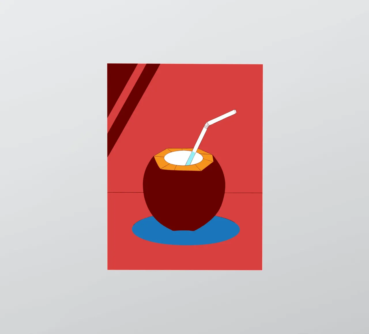 Coconut Water Drink sticker by OUR SHOP