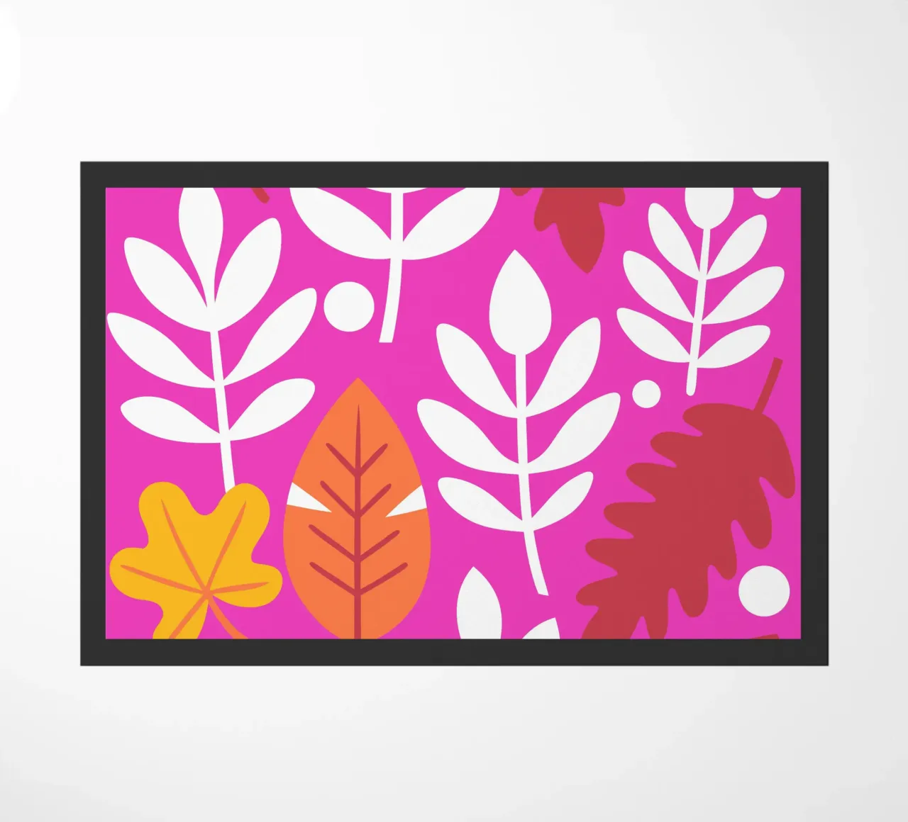 Leaf Pettern doormat by FLOWER PLACE SHOP